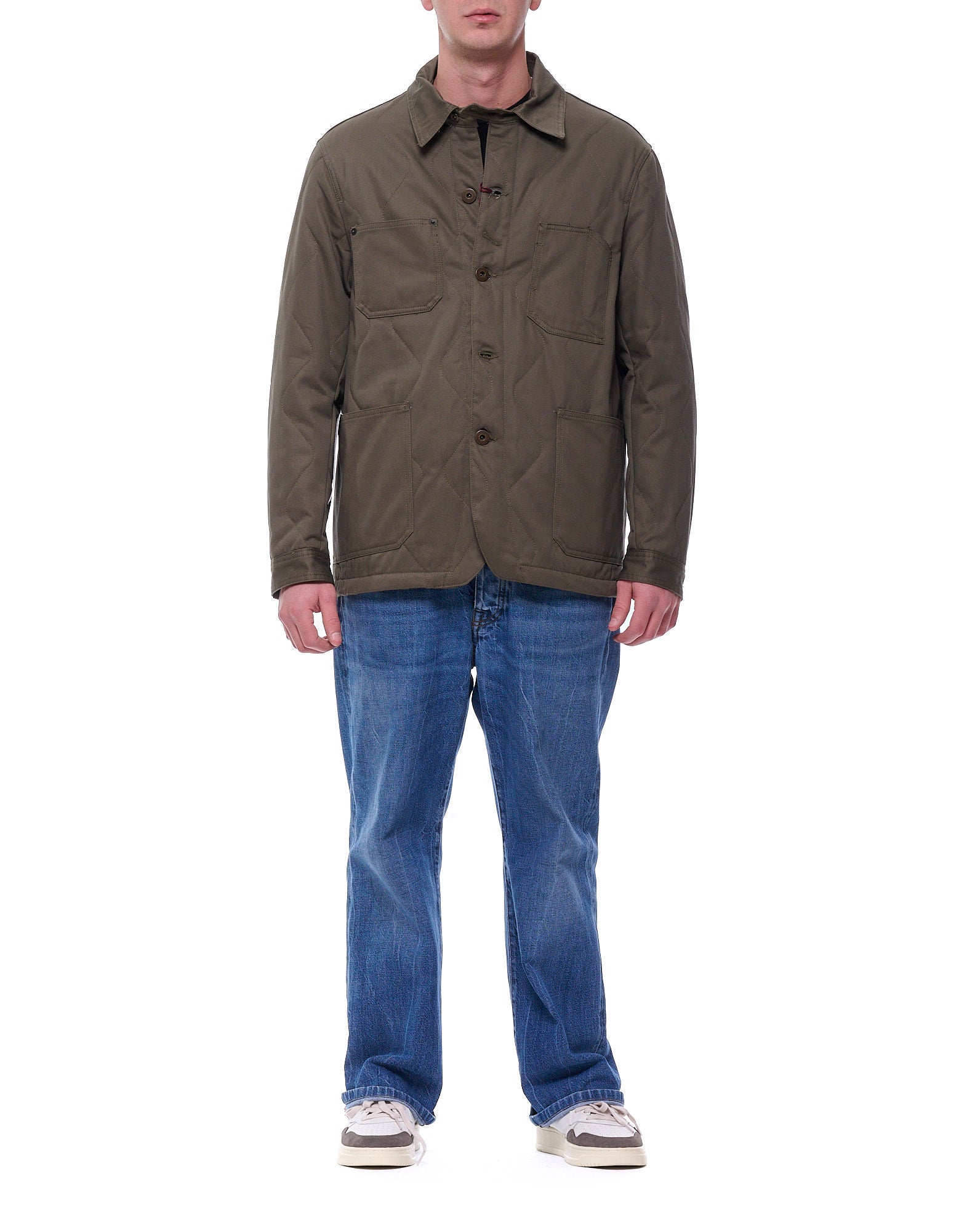 Boxy Fit Utility Workwear Jacket With