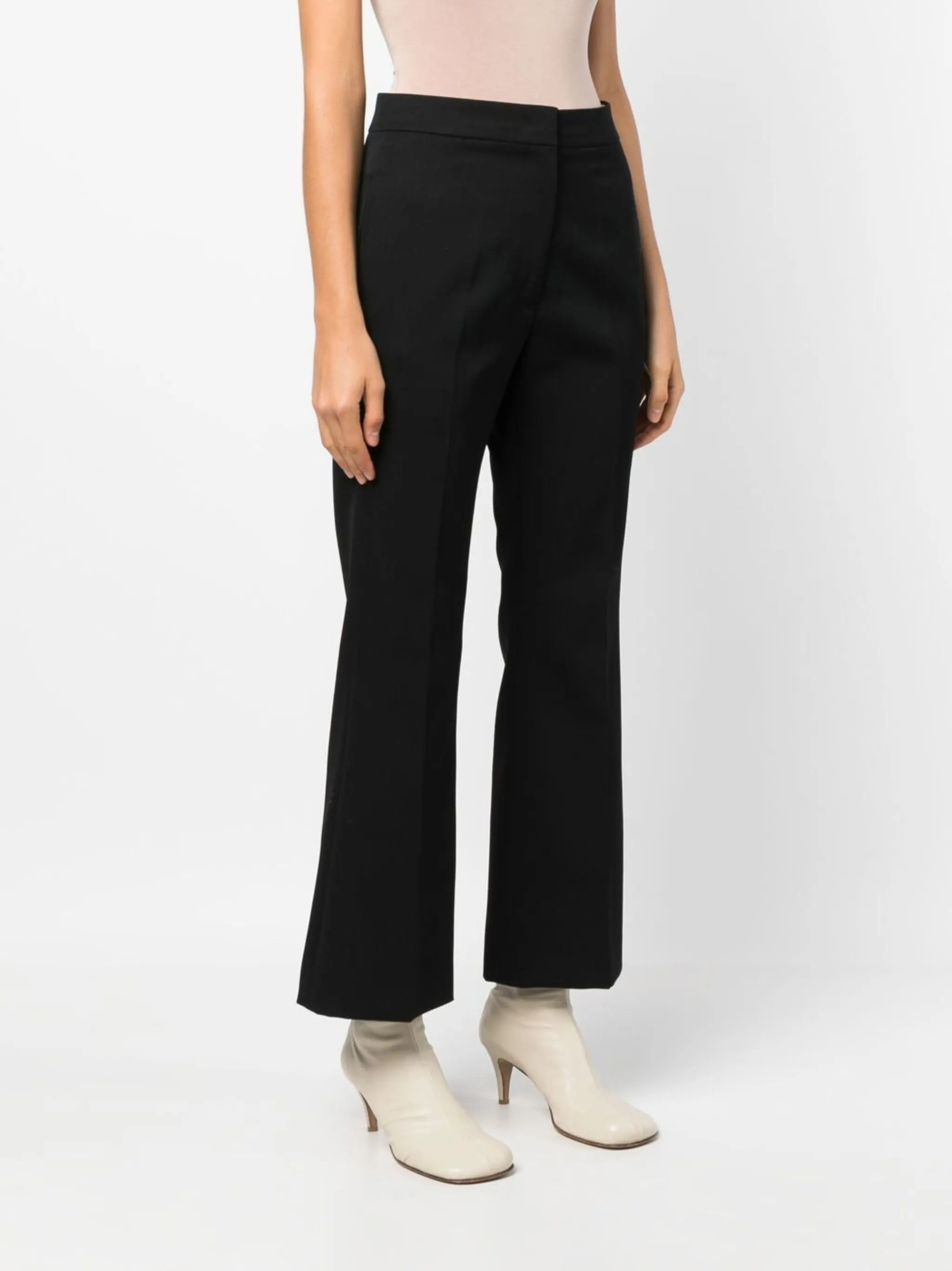Black Trouser 01 Tailored Bootcut Trousers