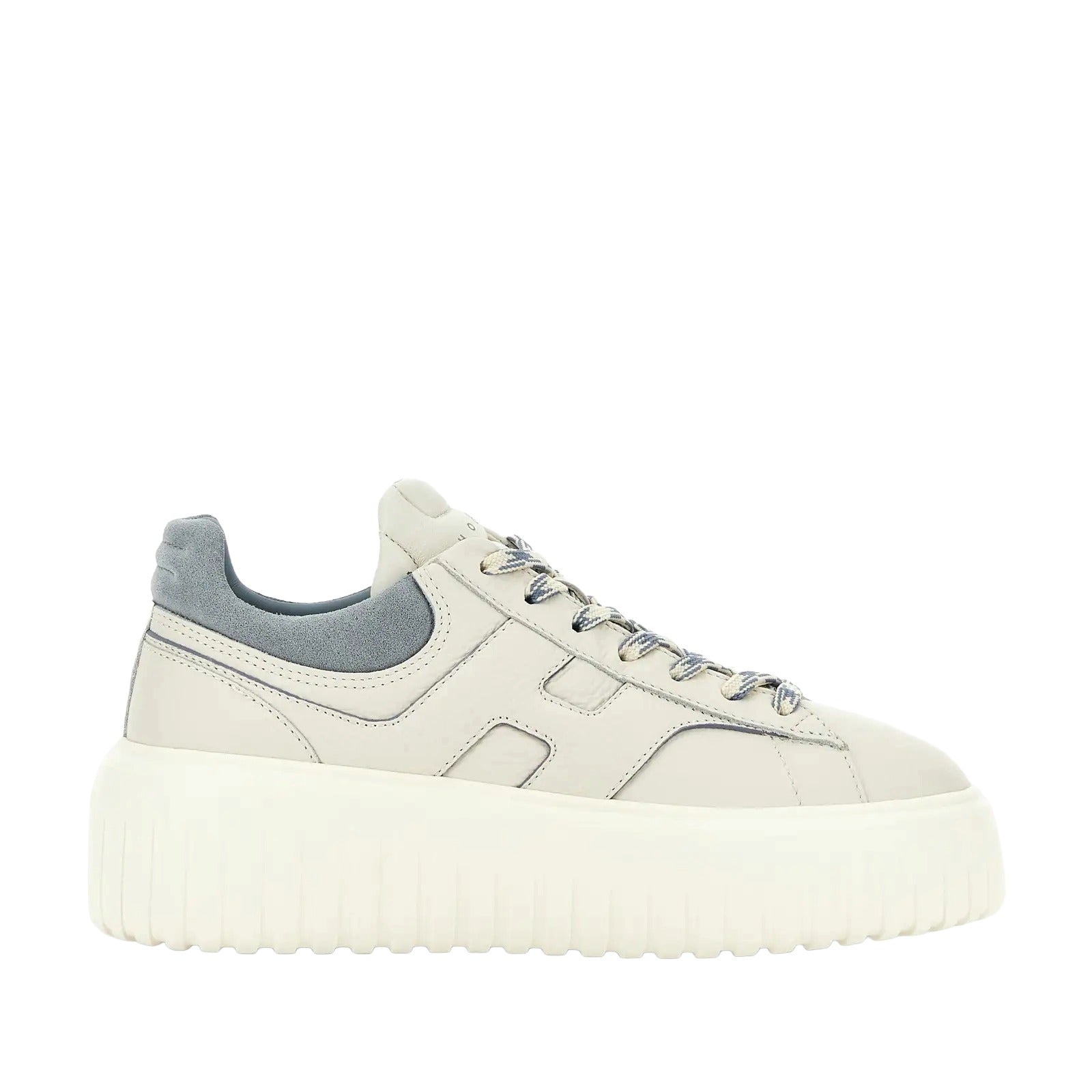 H-Stripes Lace-Up Leather Sneakers