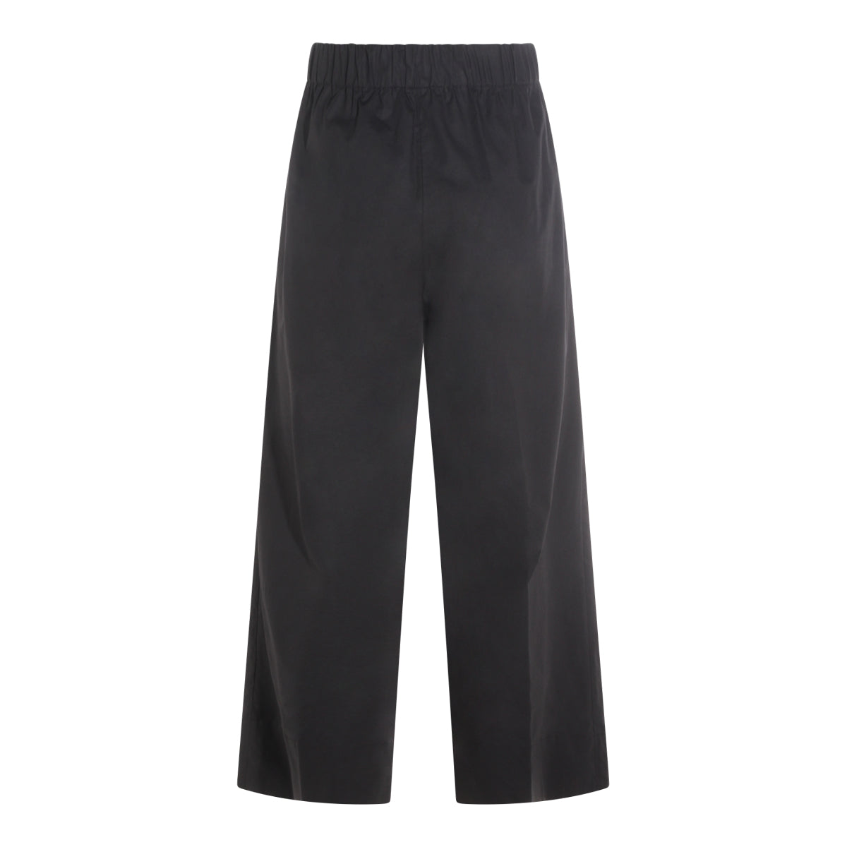 Wide-Leg Black Trousers With Relaxed Fit