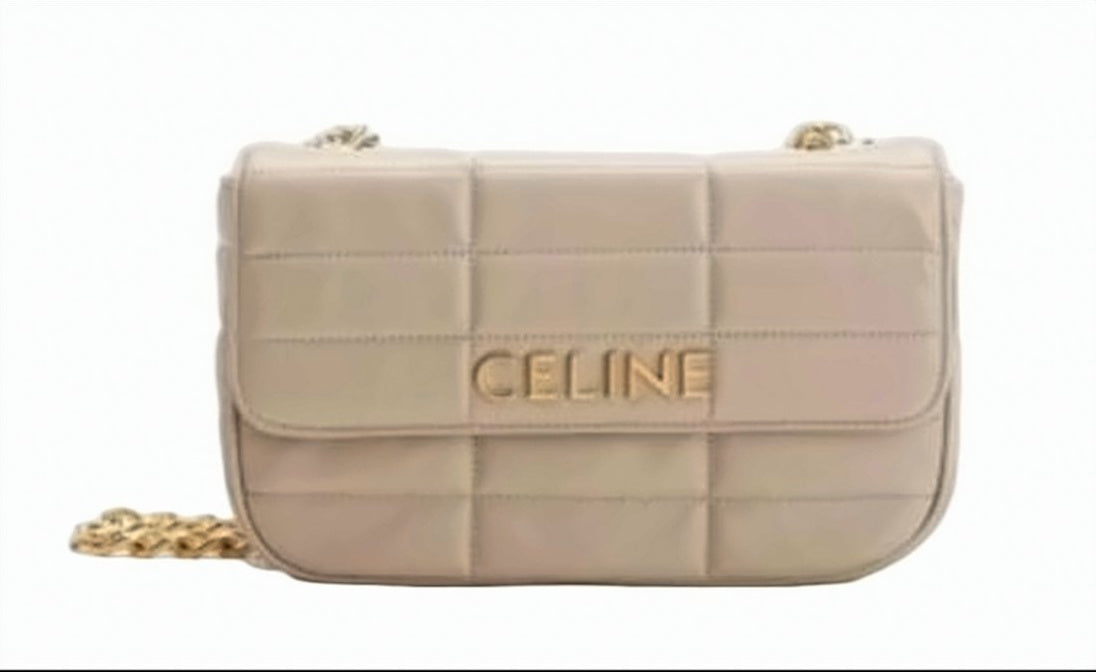 Quilted Goat Leather Shoulder Bag