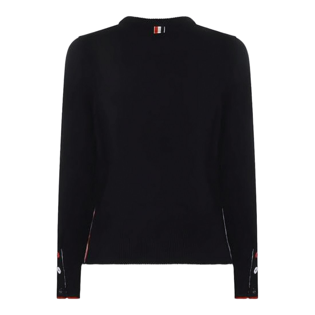 Classic Crew Neck Sweater with Playful Graphic
