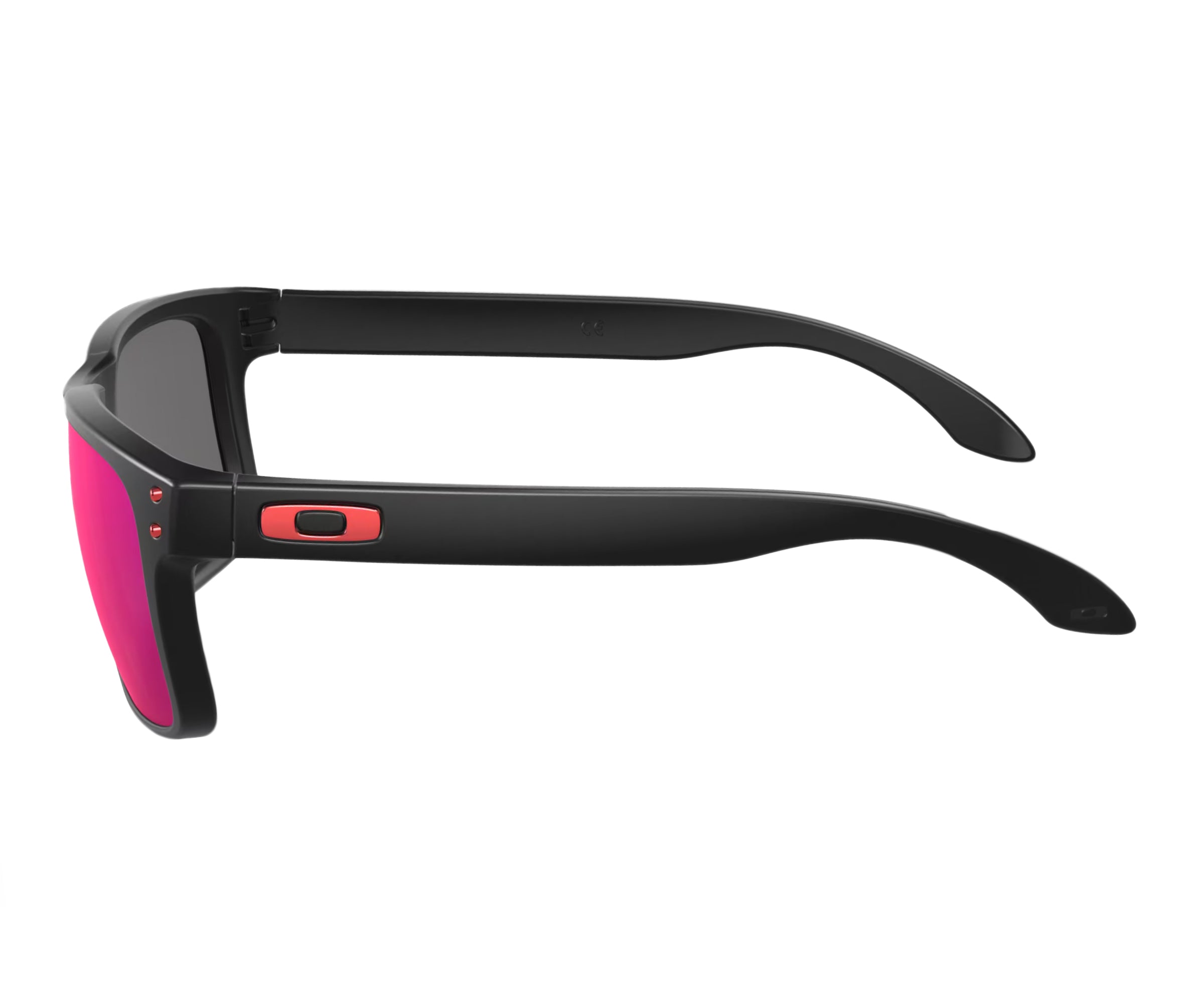 Matte Black Rectangular Sunglasses with Gradient Lenses