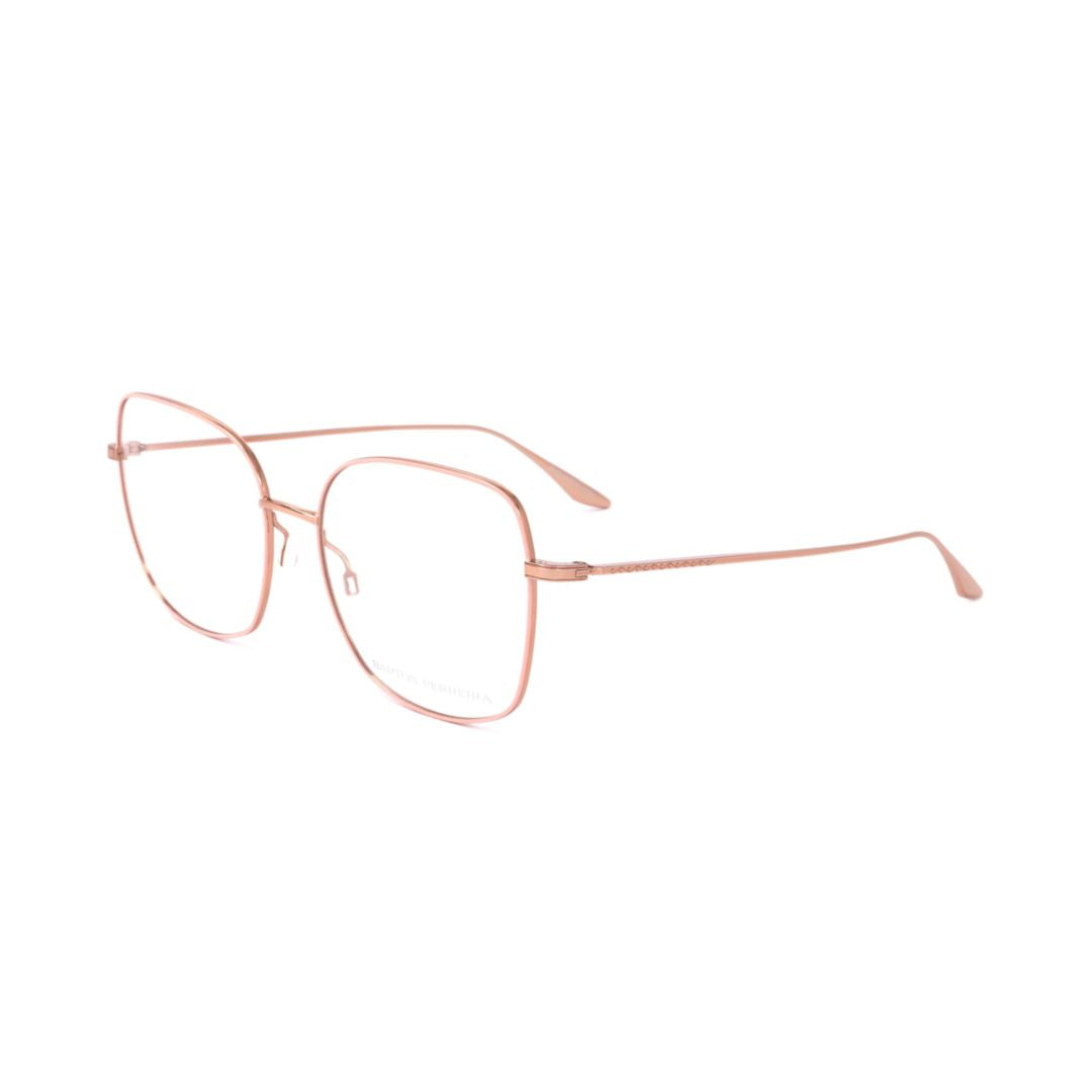 Bp5013 552ll Thin Rose Gold Metal Frame Sunglasses with Rounded Square Lenses