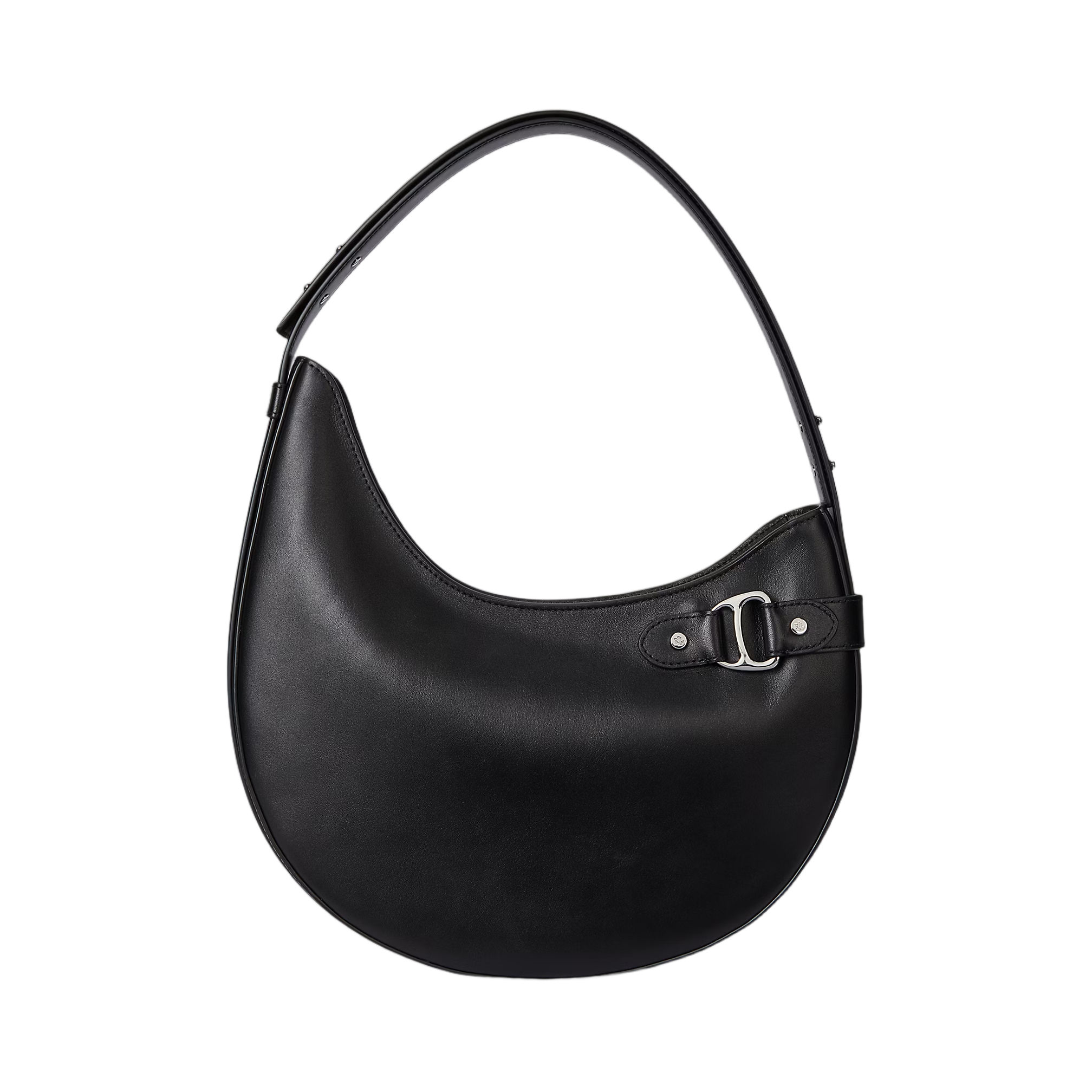 Structured Crescent Shoulder Bag