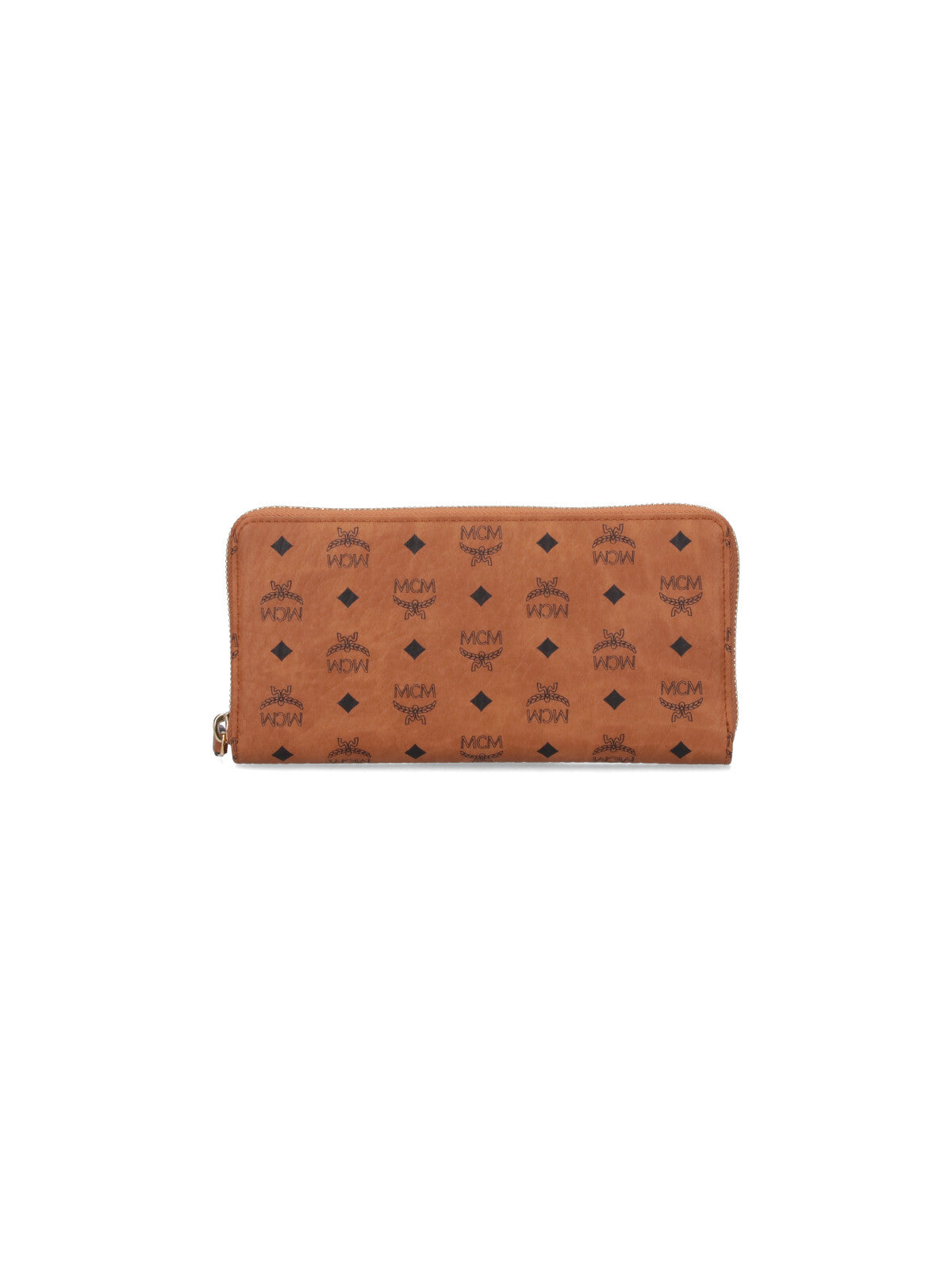 Brown "Visetos" Aren Large Zip Wallet