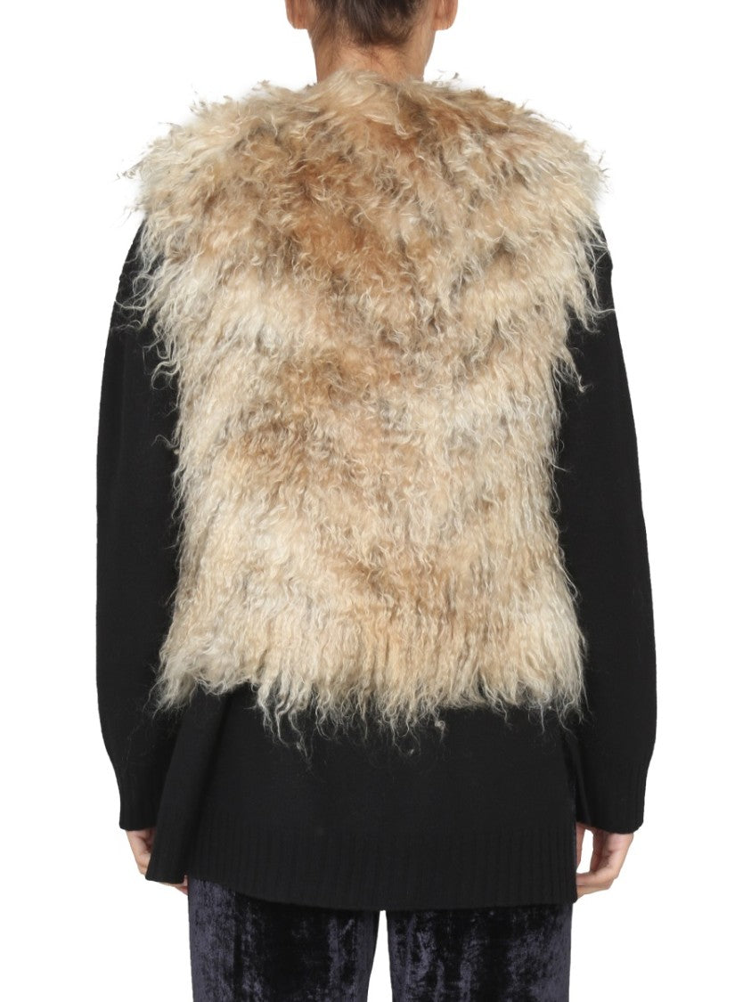 Textured Mohair Alpaca Blend Vest