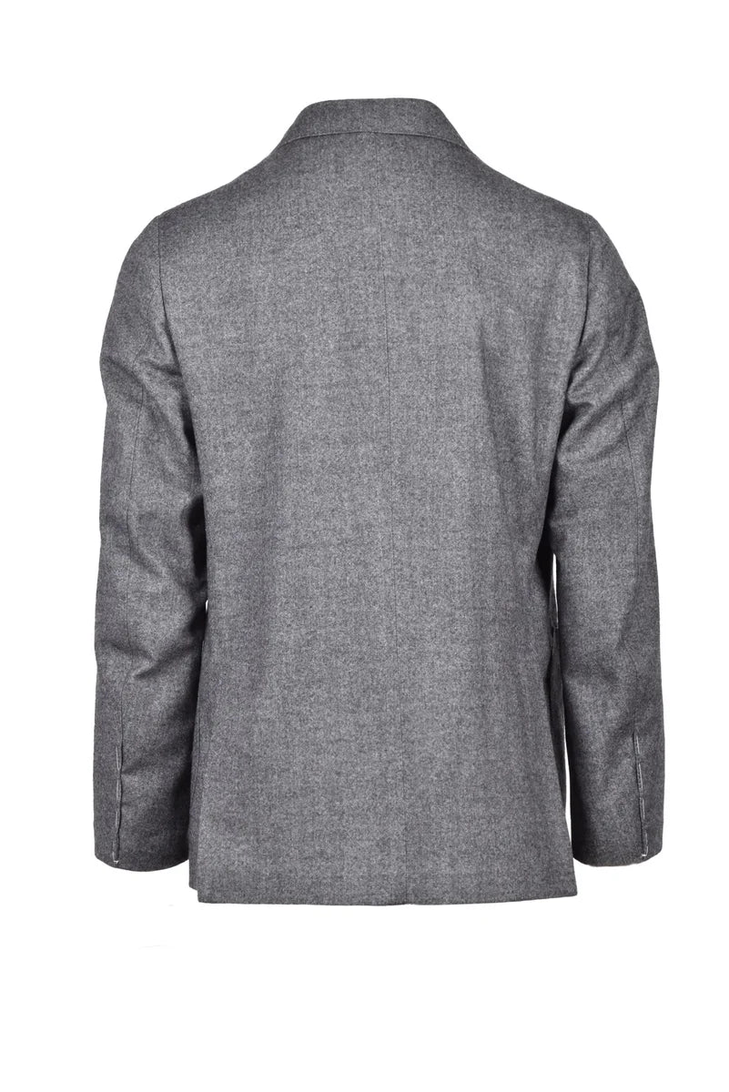 Virgin Wool Jacket - Grey