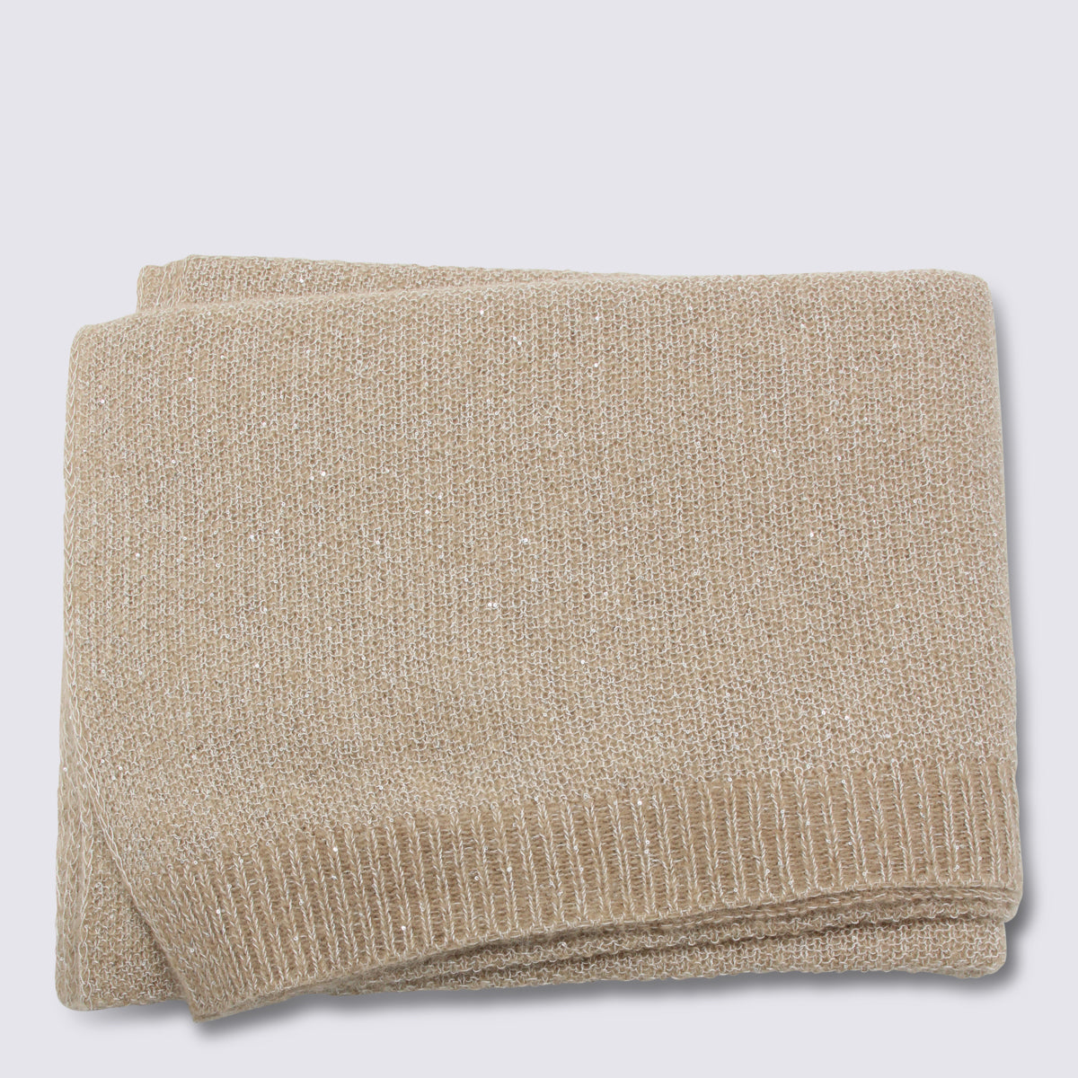 Beige Sparkling Scarf