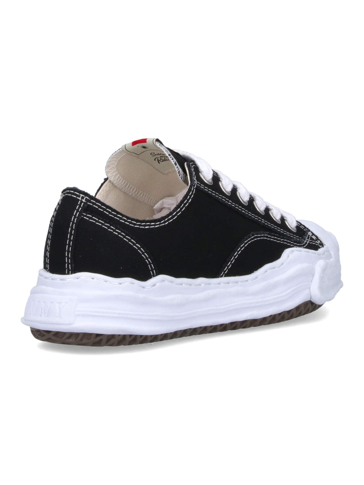Black Hank OG Contrasting Stitching Sneakers