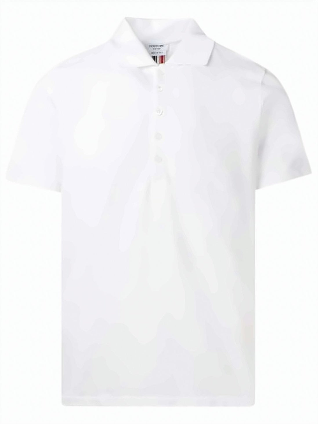 Relaxed-Fit Piqué Polo Shirt with Vertical Stripes