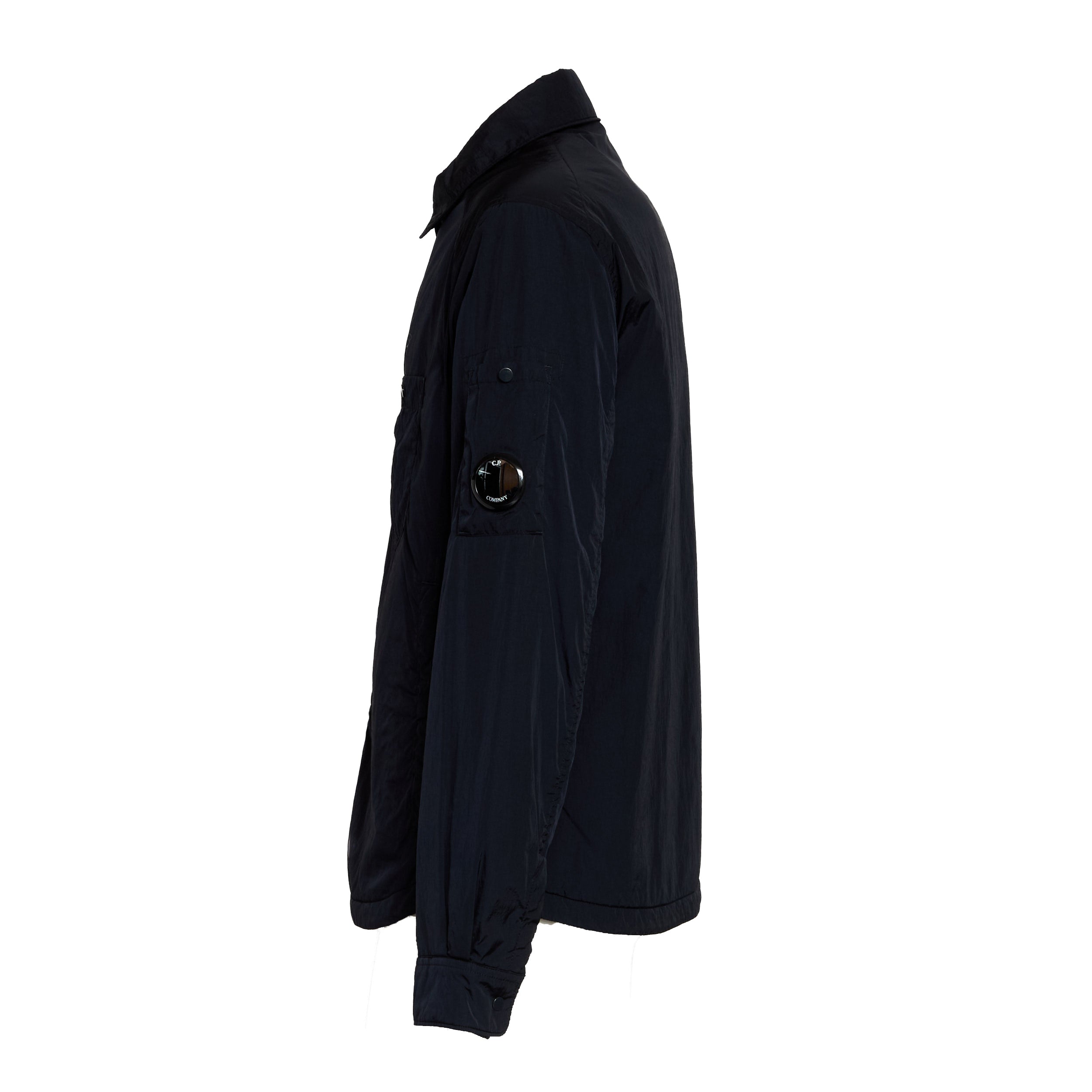 Chrome-R Lens Button Overshirt Padded
