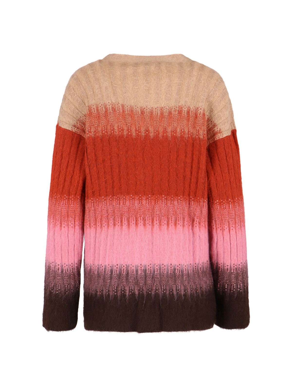 Mohair Blend Cardigan, Multicolor