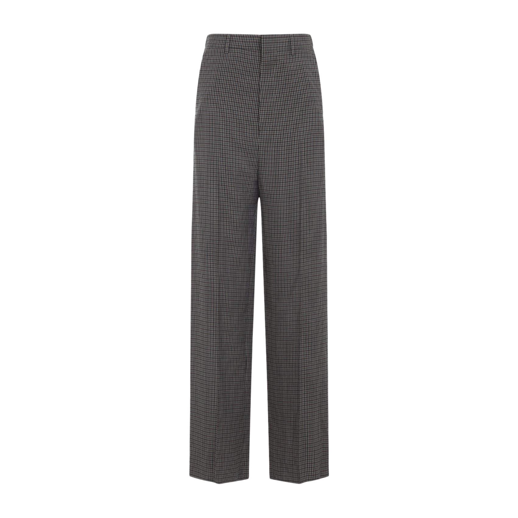 High-Waisted Trousers With Straight-Leg Silhouette