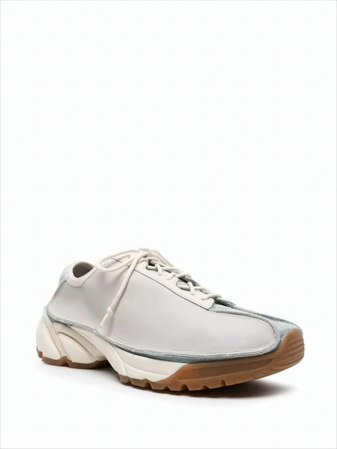 Low-Profile Leather and Suede Sneakers