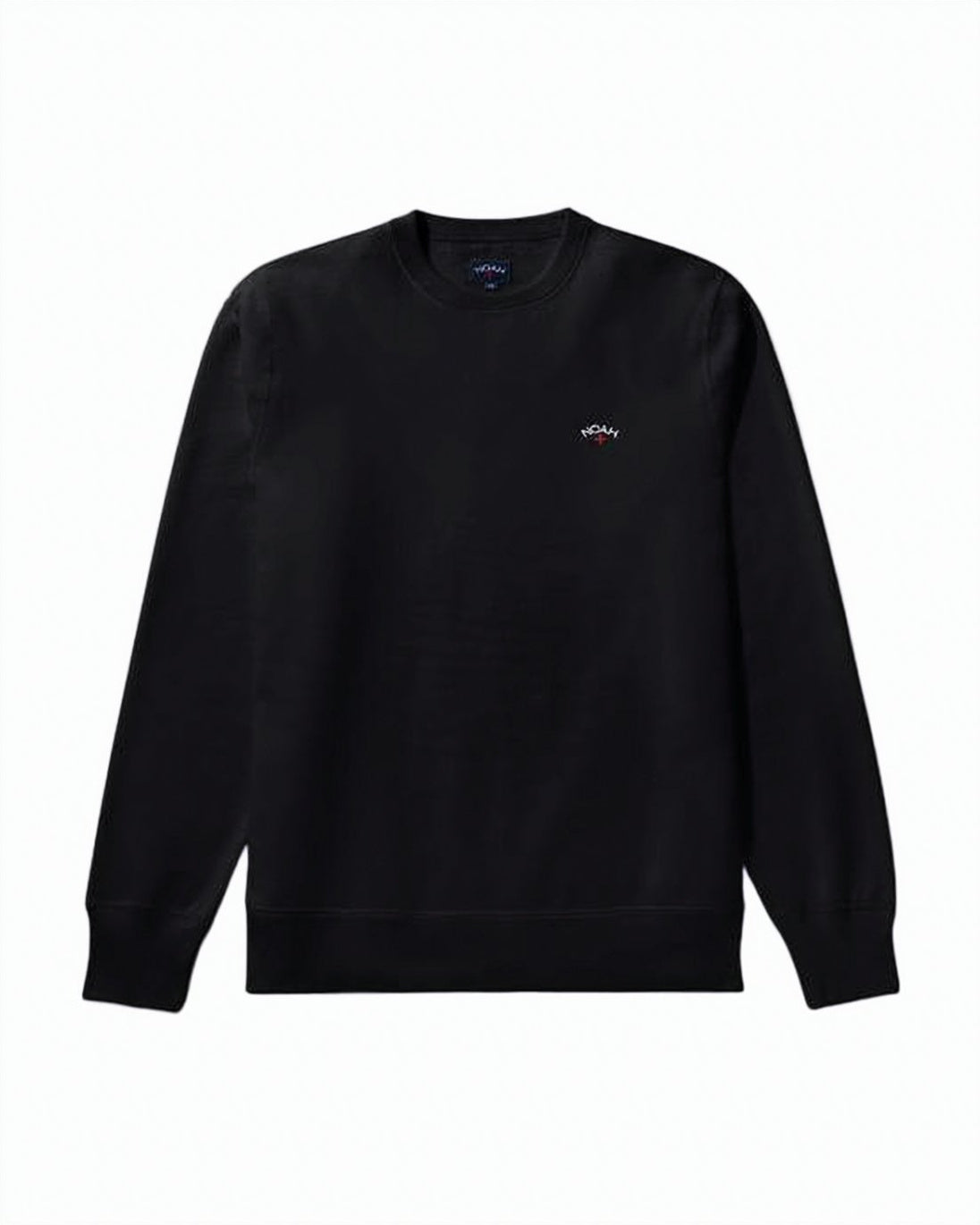 Long-Sleeve Crewneck Sweatshirt with Embroidered Detail