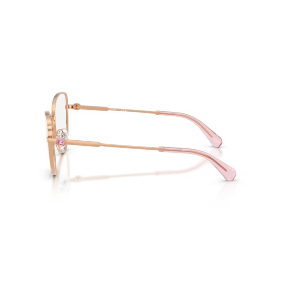 0sk1022 Delicate Rose Gold Frame Eyeglasses