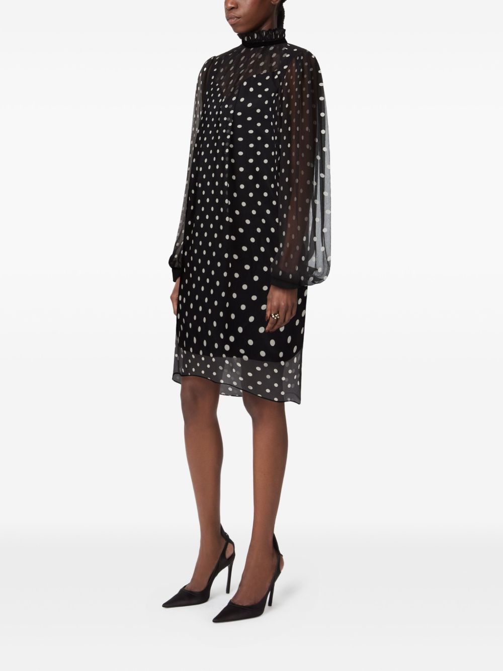 High Neck Mini Dress