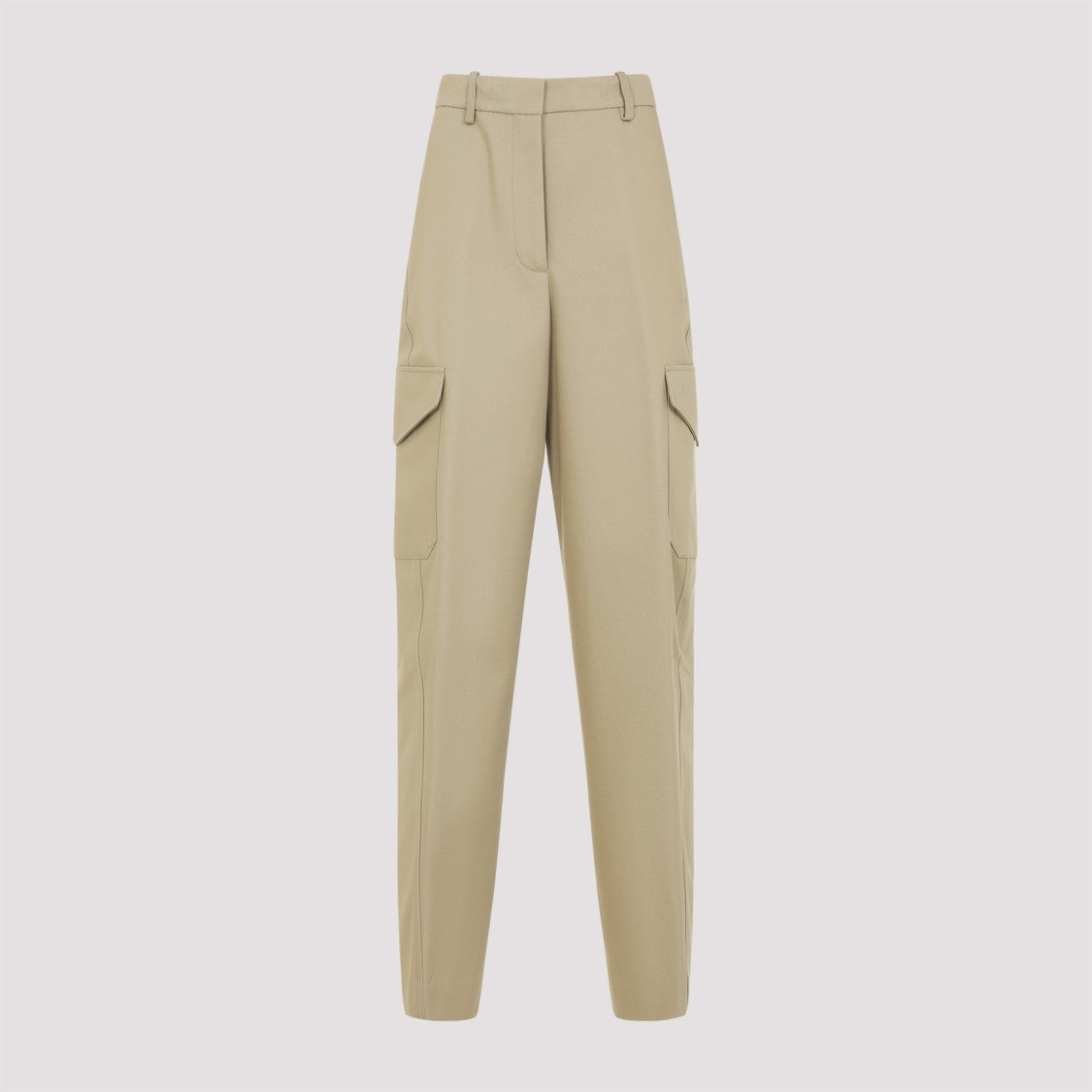 High-Waisted Trousers With Tapered Cut