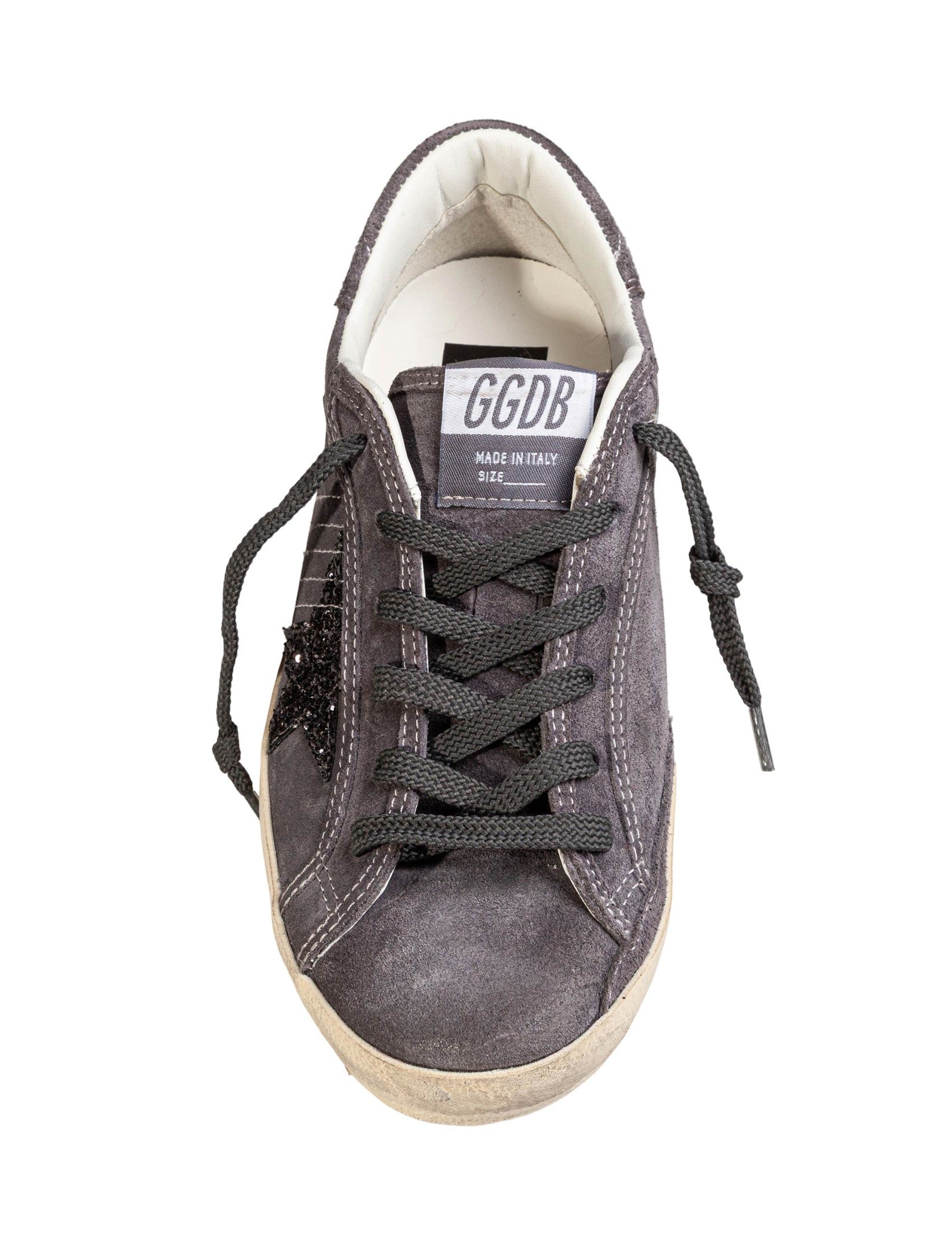 Super Star Grey Suede Sneakers