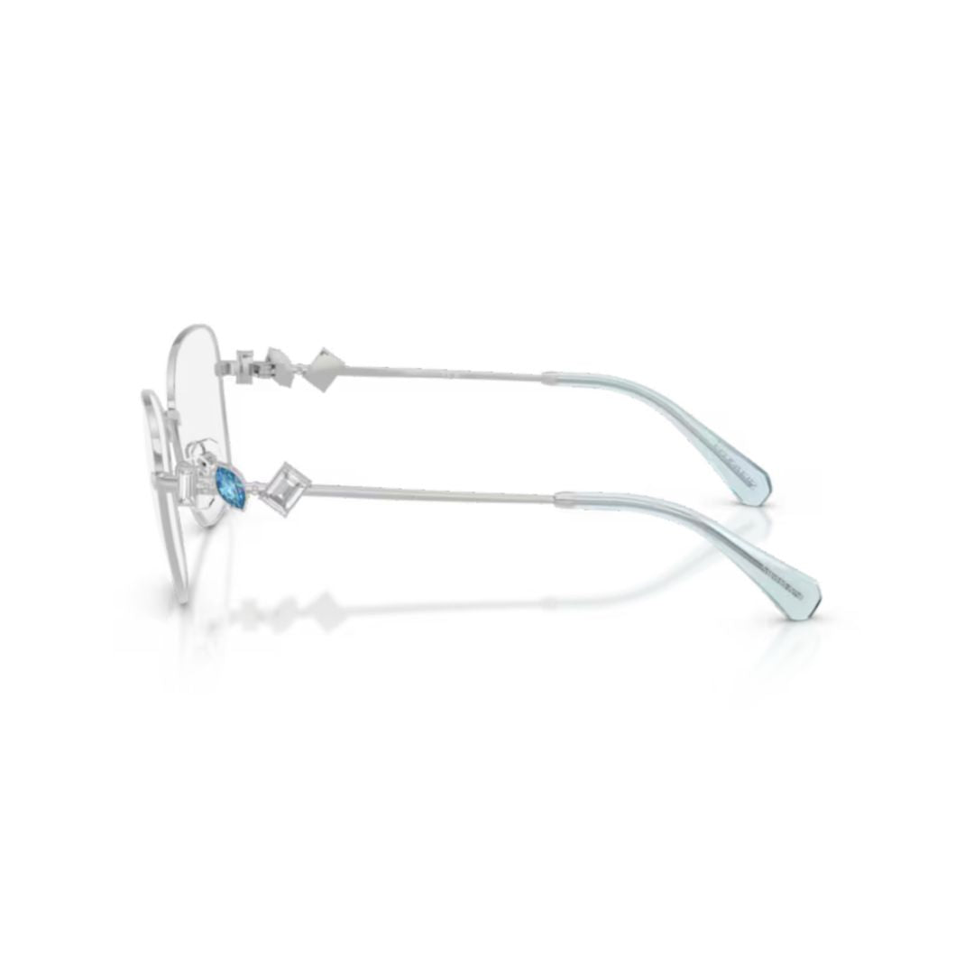 0sk1025 Cat-Eye Metal Frame Eyeglasses
