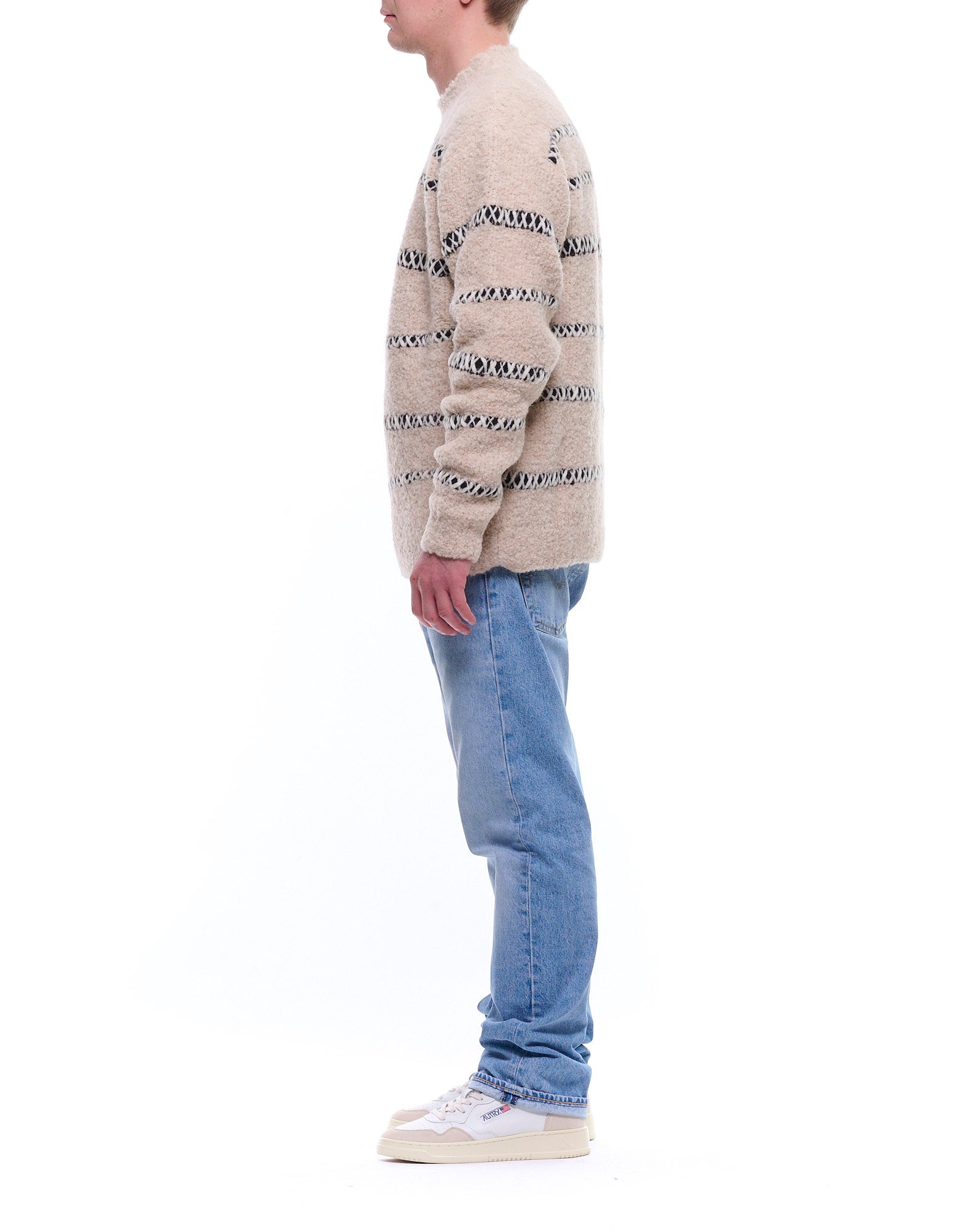 Bouclé Crewneck Sweater