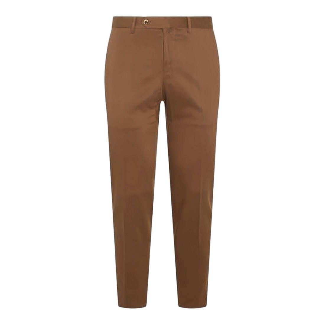 Slim Fit Brown Tailored Pants