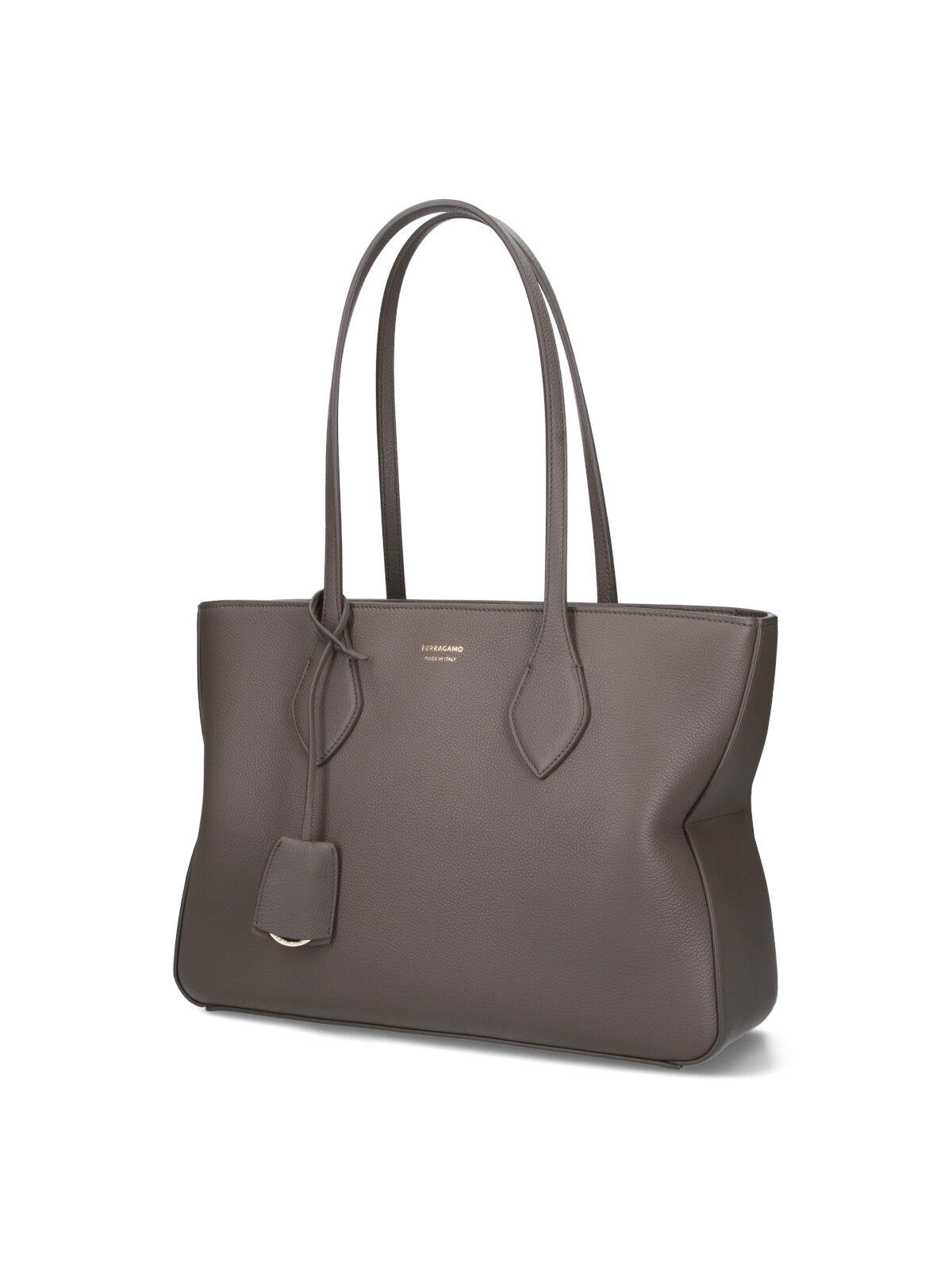 Small Grey Calfskin Tote