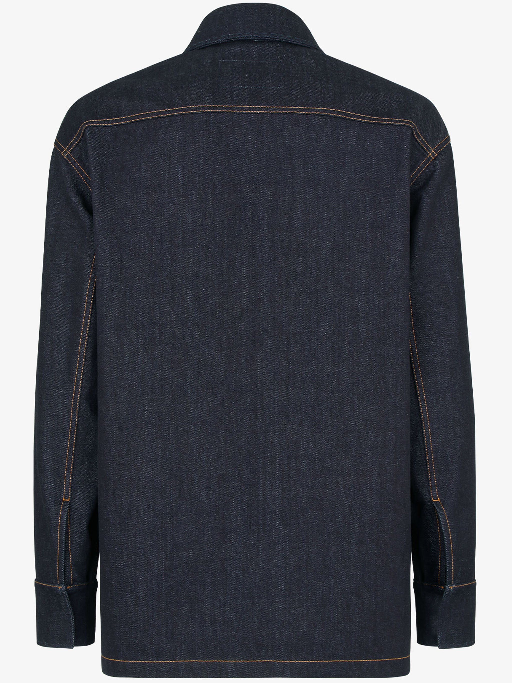 Selleria Structured Dark Blue Denim Jacket