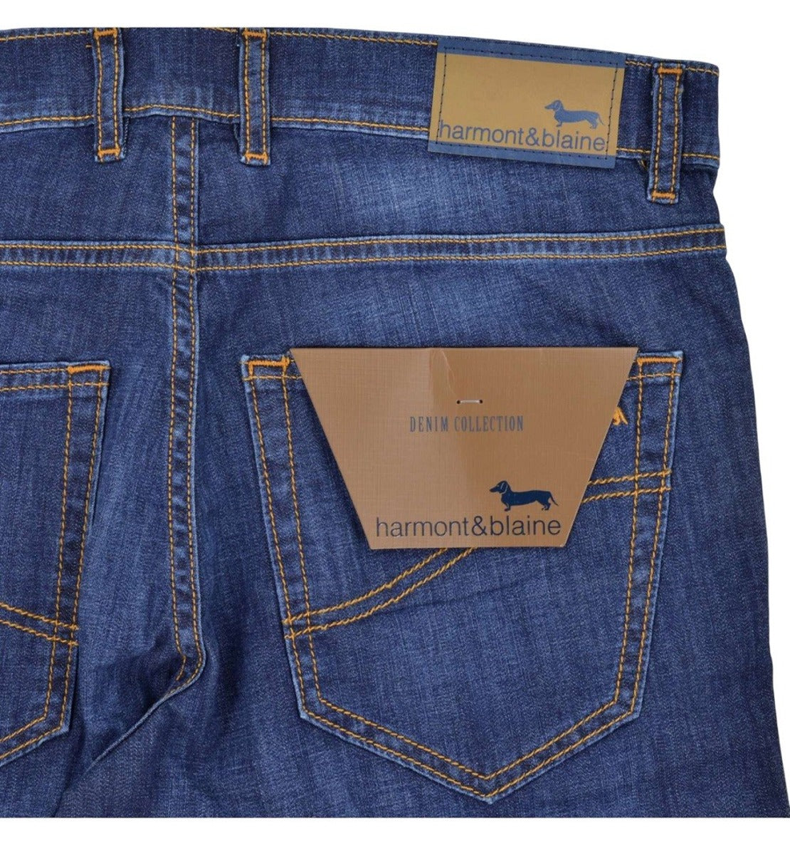 Straight-Leg Denim Jeans