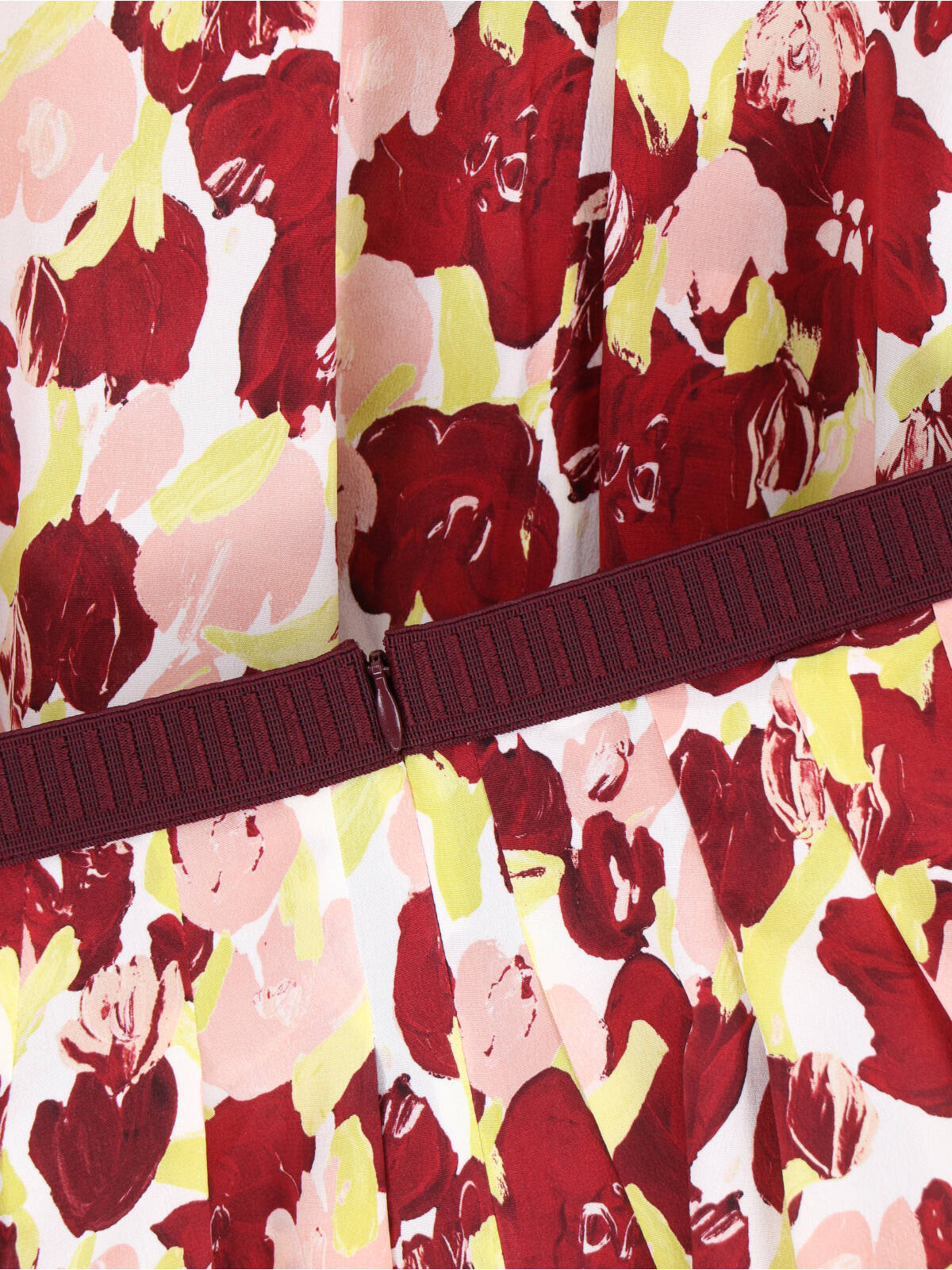 Multicolor Secret Bouquet Silk Skirt