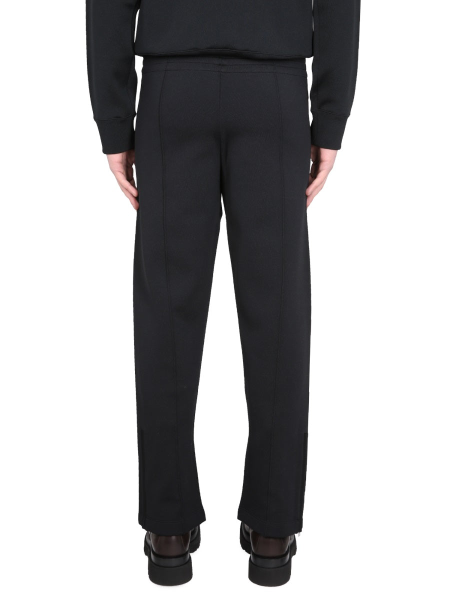 Technical Fabric Trousers with Elastic Waistband