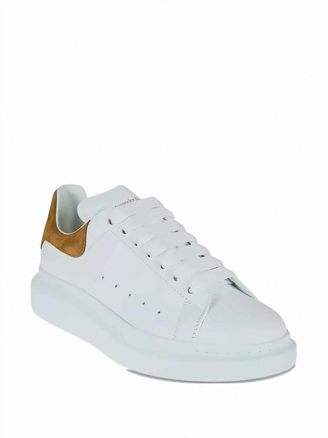 Oversized White Calfskin Sneakers