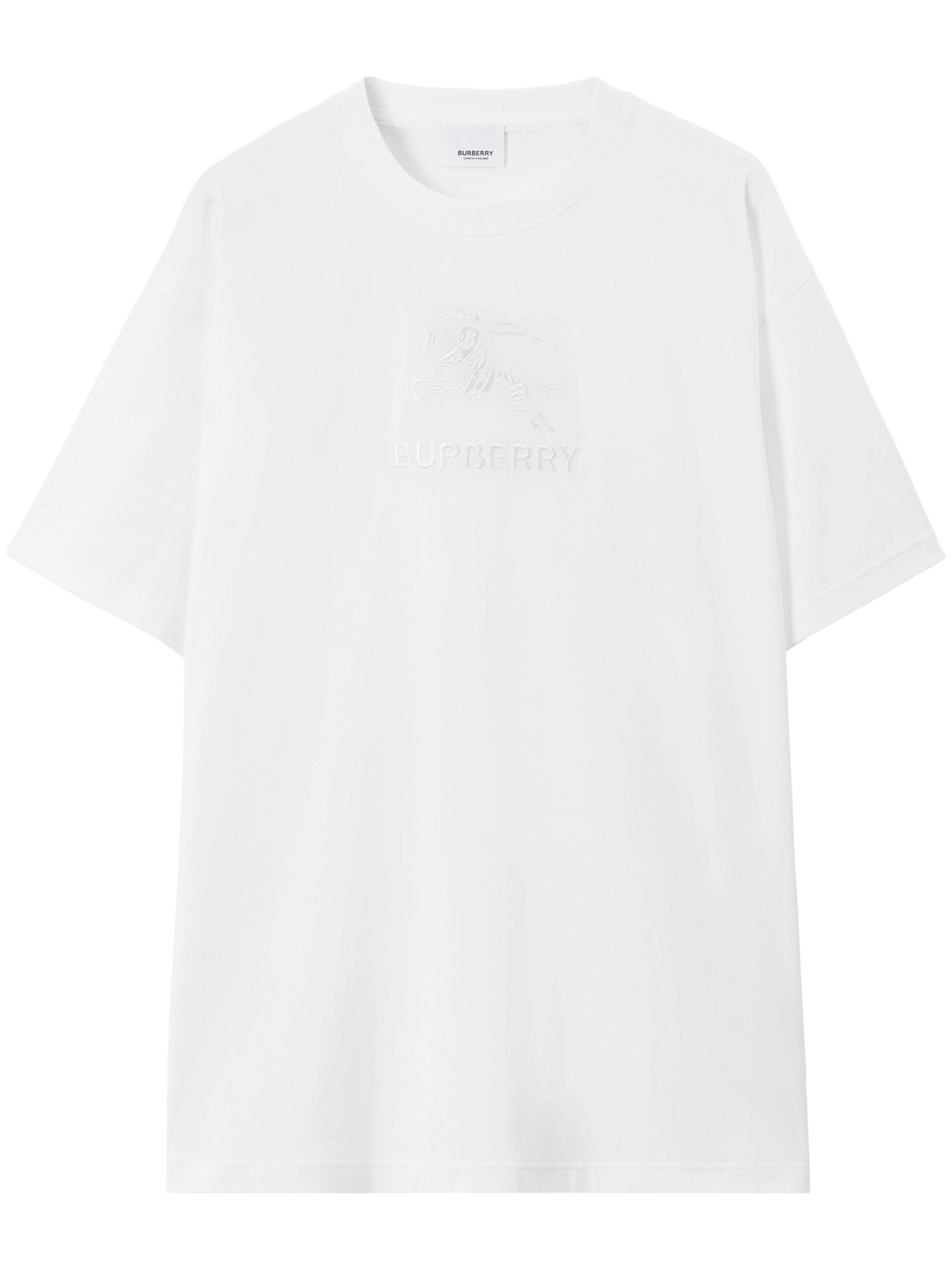 Tempah White Cotton Logo T-Shirt