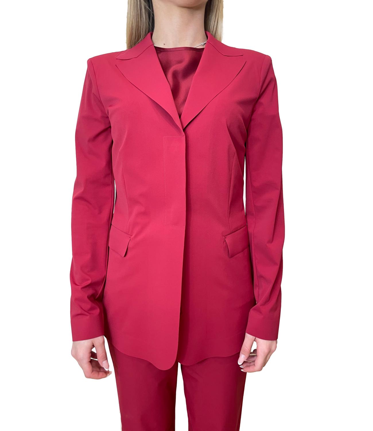 Dark Red Mmlpalo Polyamide Jacket