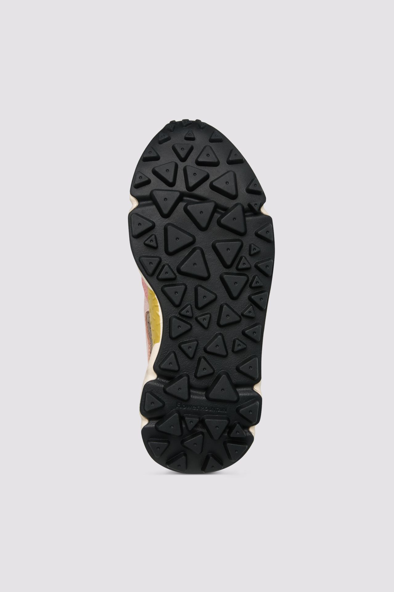 Multi-Layered Sneakers with Pastel Overlays and Chunky Sole