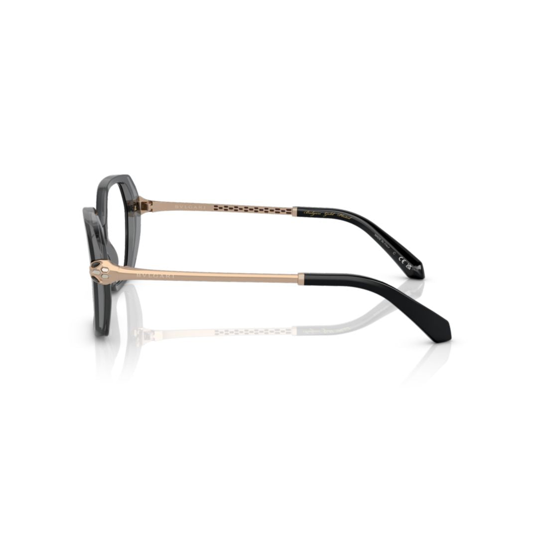 4215kb Vista Geometric Black Acetate Eyeglasses