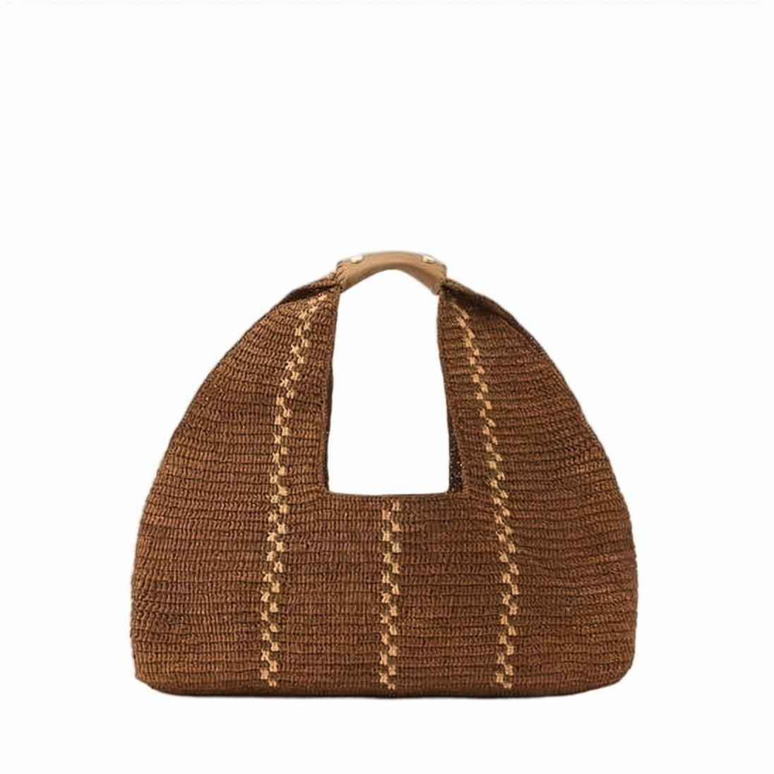 Woven Raffia Shoulder Bag