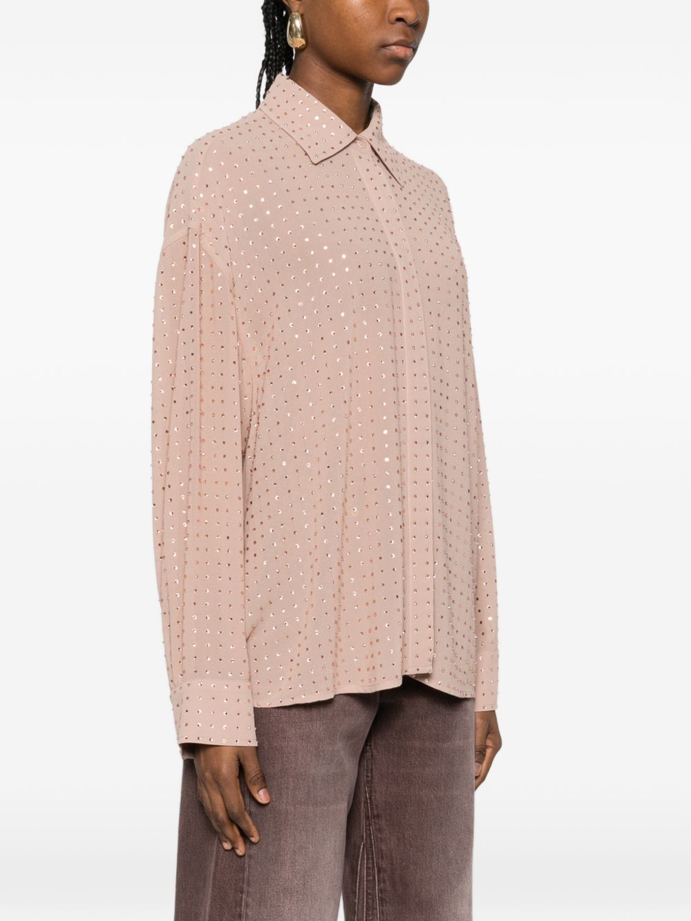 Relaxed Fit Dotted Print Shirt