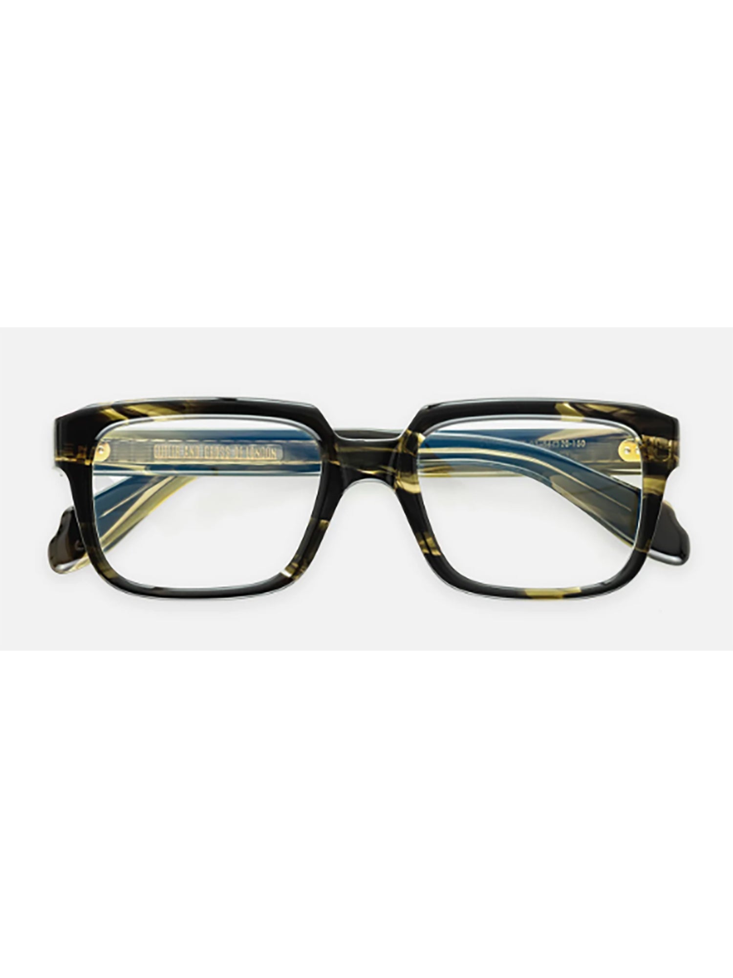 Tortoiseshell Acetate Eyeglasses with Bold Rectangular Frame