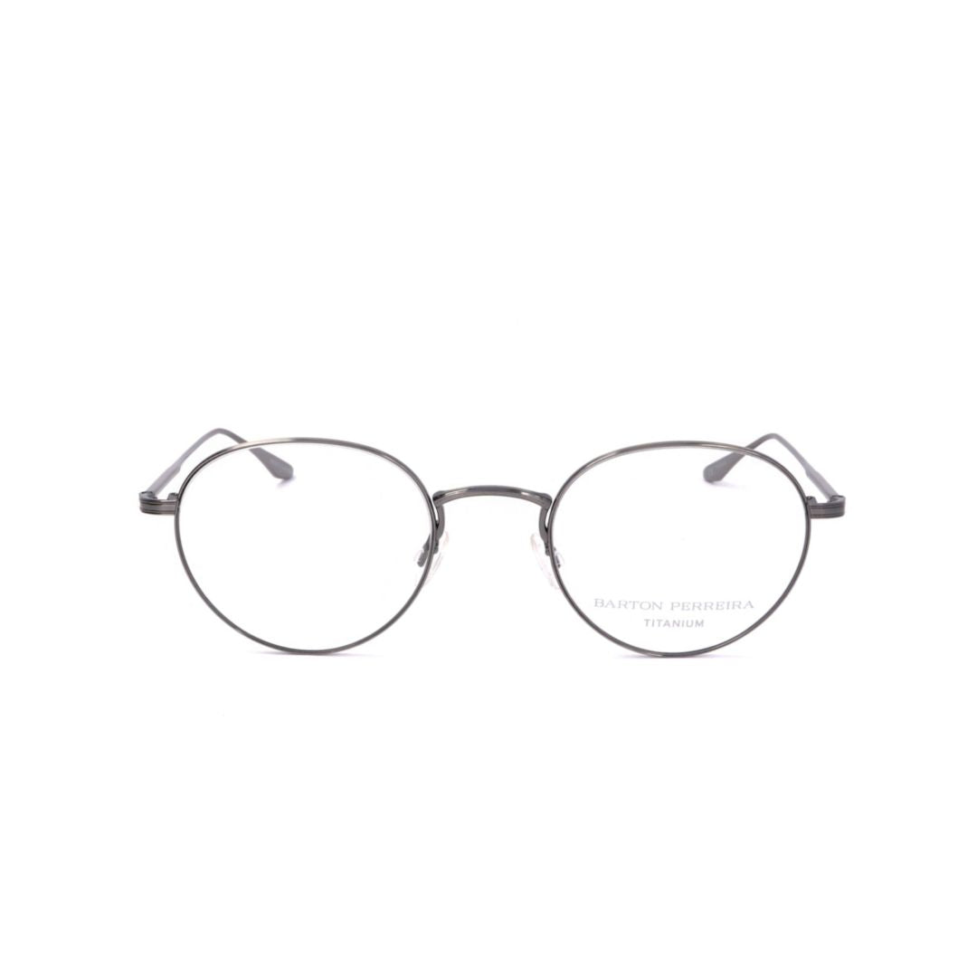 Bp5037 501tb Round Lens Grey Metal Eyeglasses with Minimalist Design