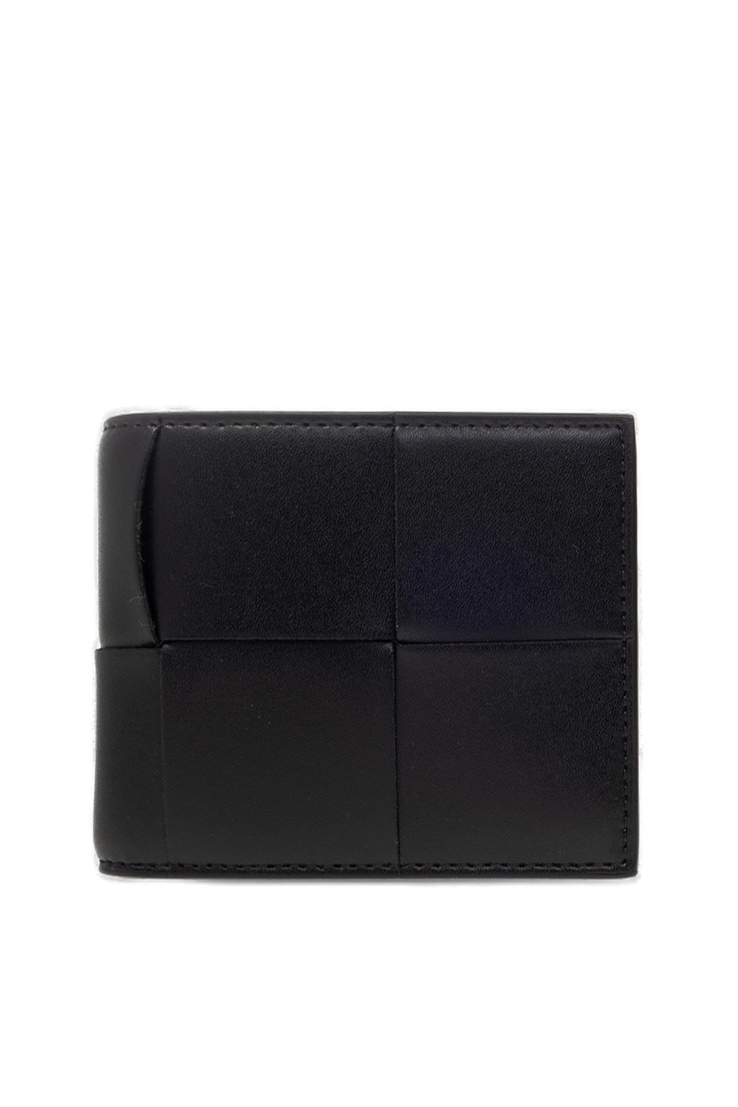 Compact Woven Calf Leather Bottega Veneta Wallet