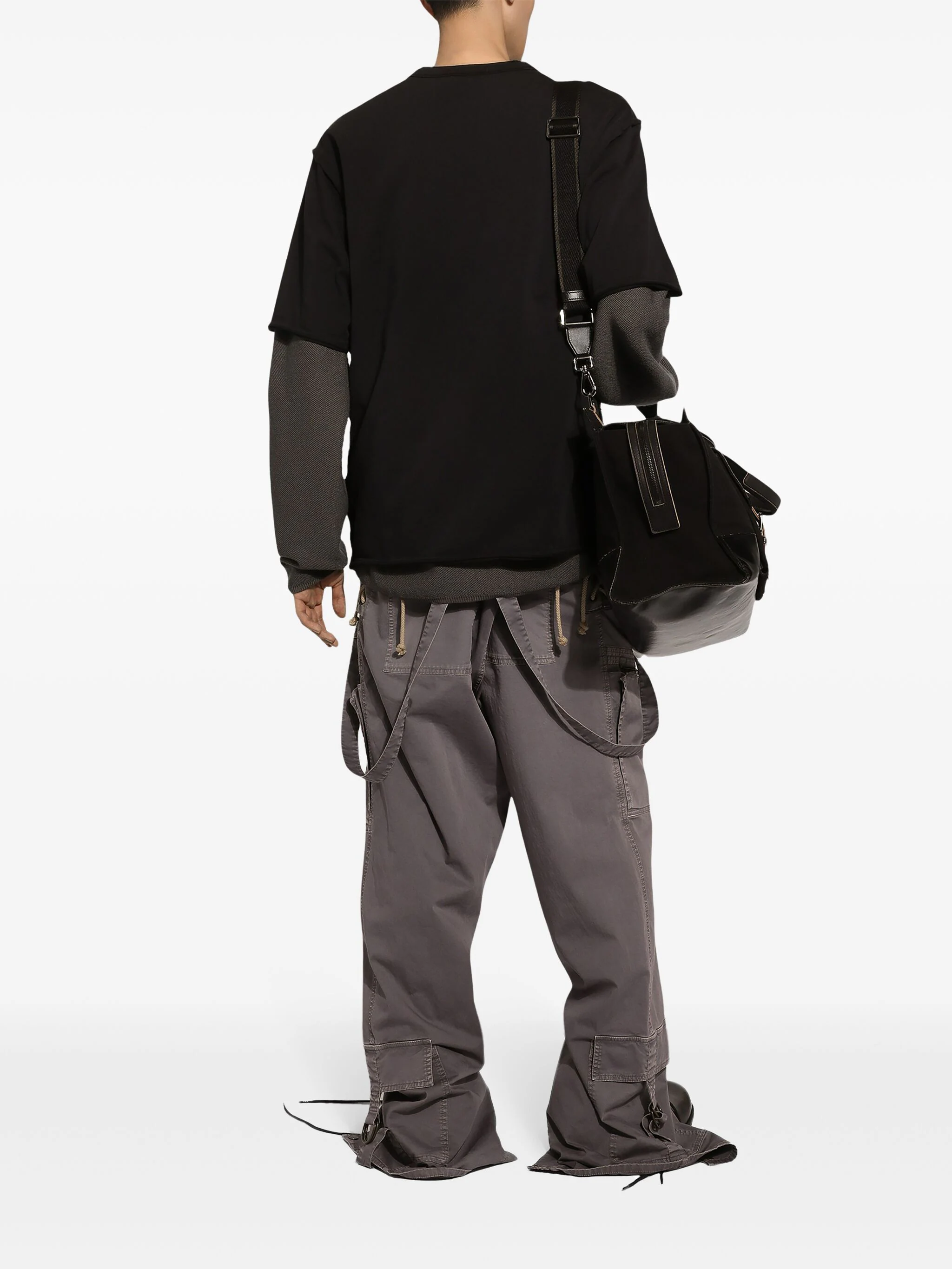 Dark Grey Refined Fine-Knit Pullover