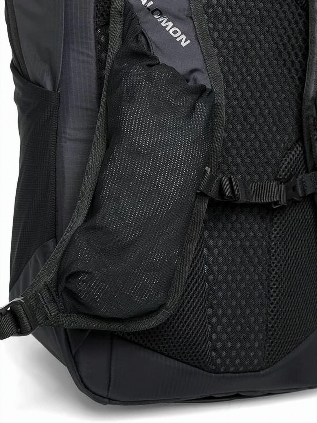 Compact Black Polyamide Backpack with Durable Design