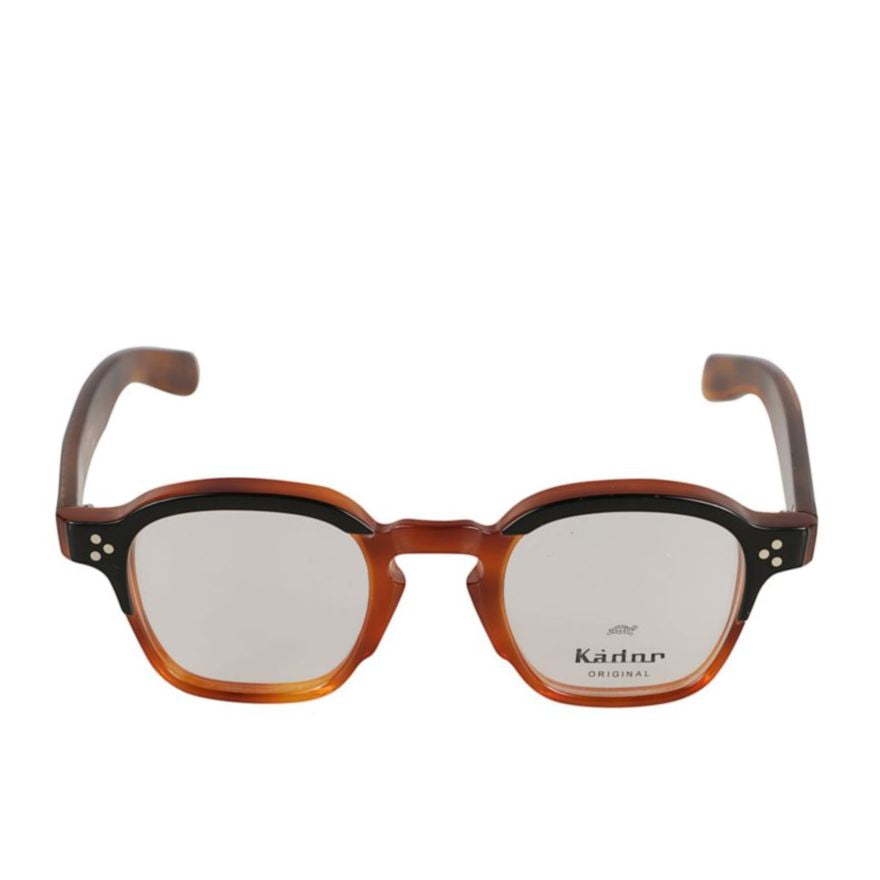 Jack Tortoiseshell Square Frame Sunglasses with Silver Rivet Details