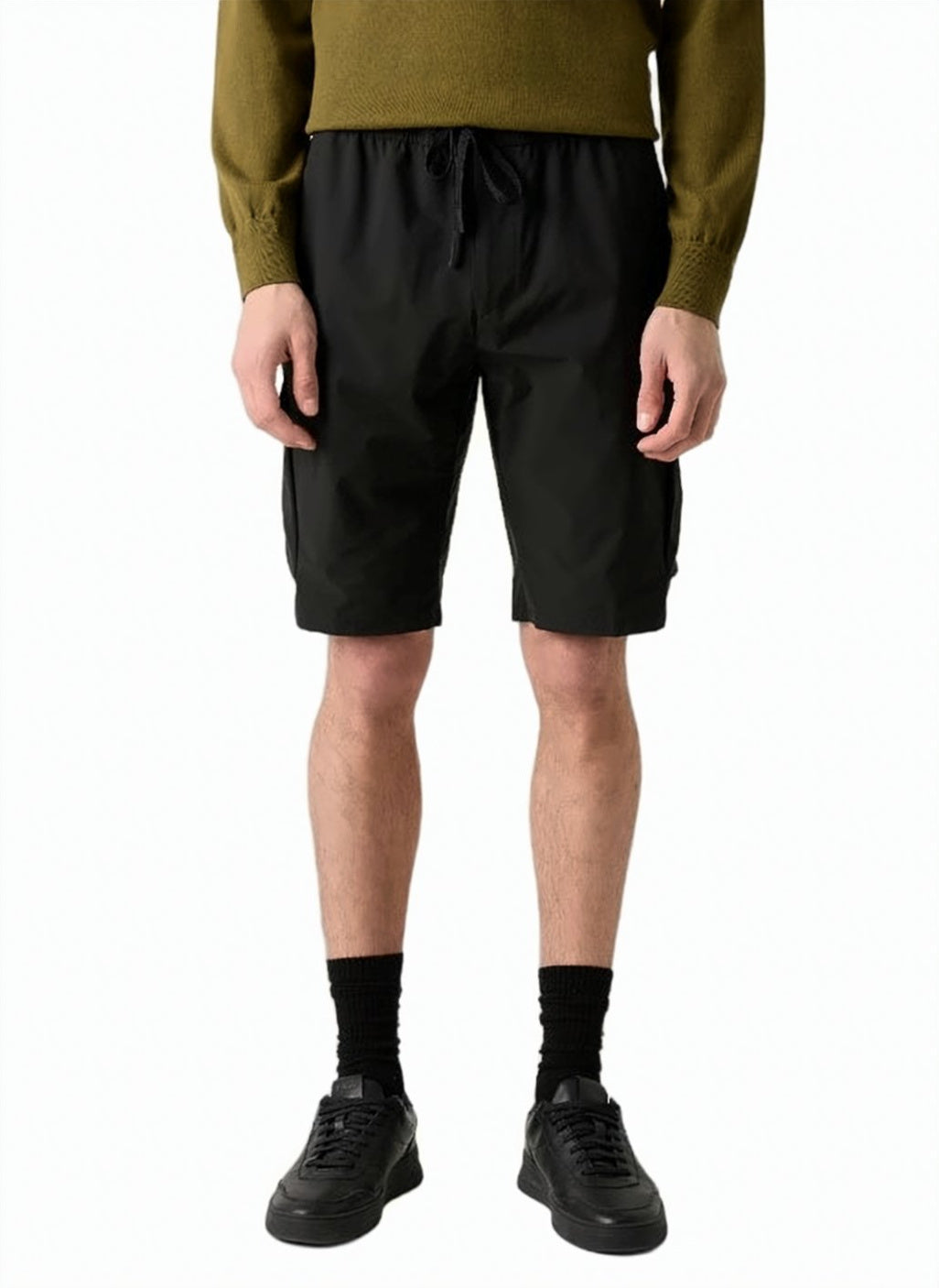 Black S Urbanex Cargo Bermuda Shorts