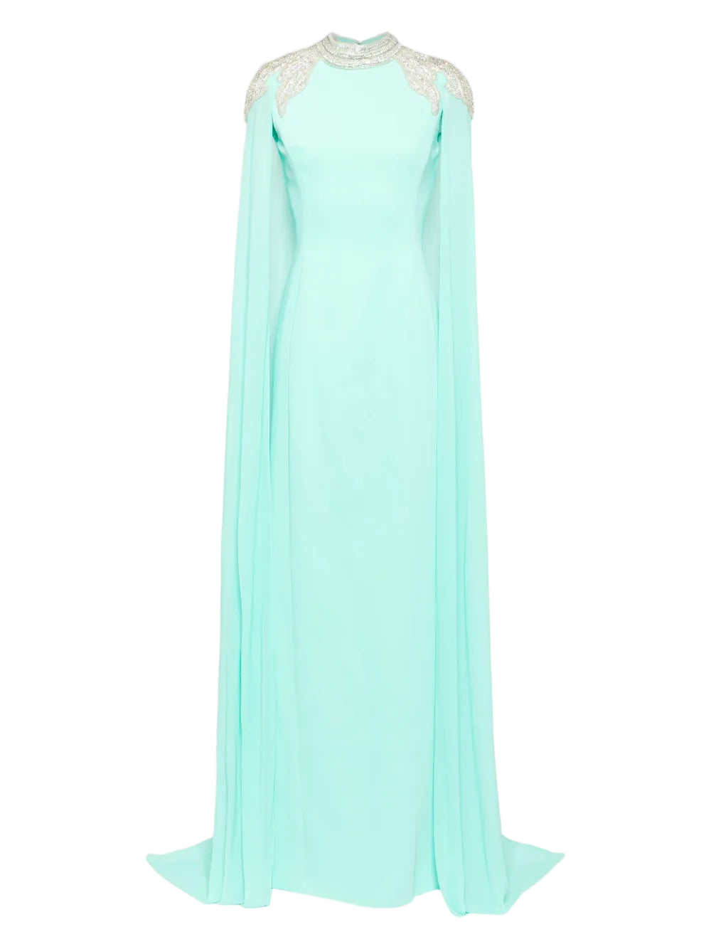 Embellished Crepe Kaftan