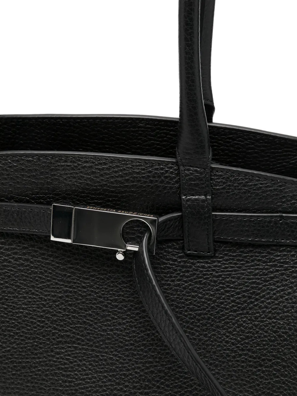 Structured Handbag With Detachable Shoulder Strap And Minimalist Design