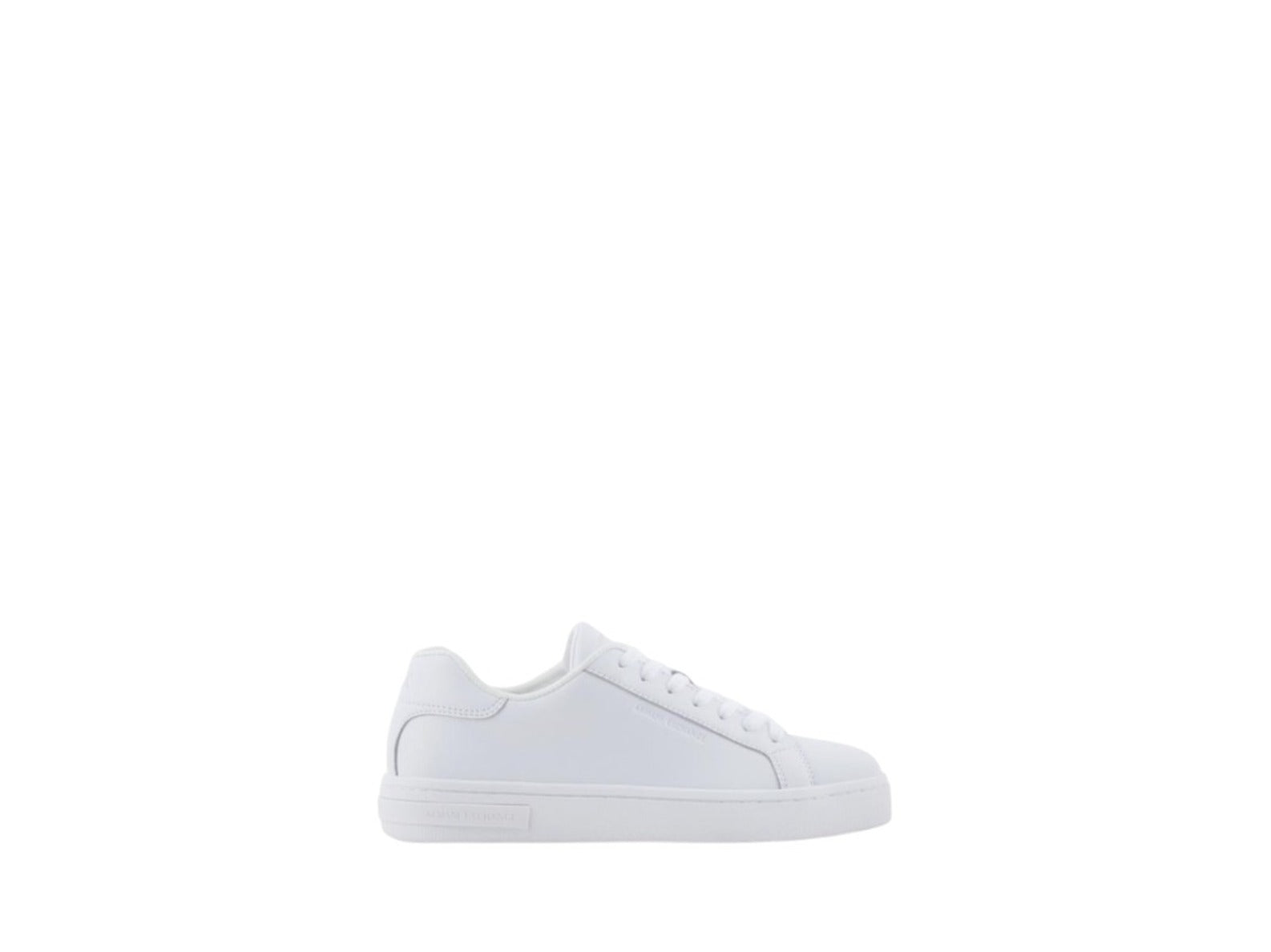 Lace-Up Sneakers With Minimalist Design In Cowhide Leather