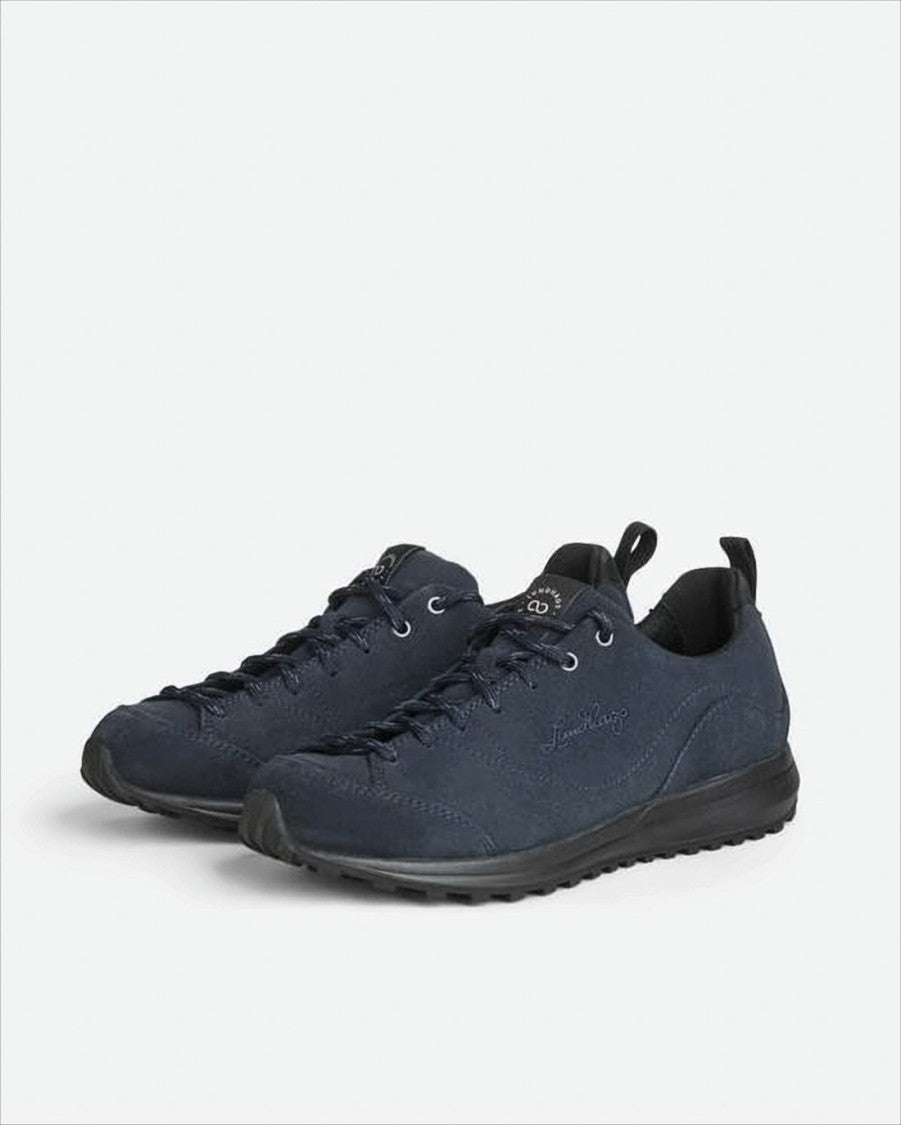 Low-Profile Sneakers with Suede Upper